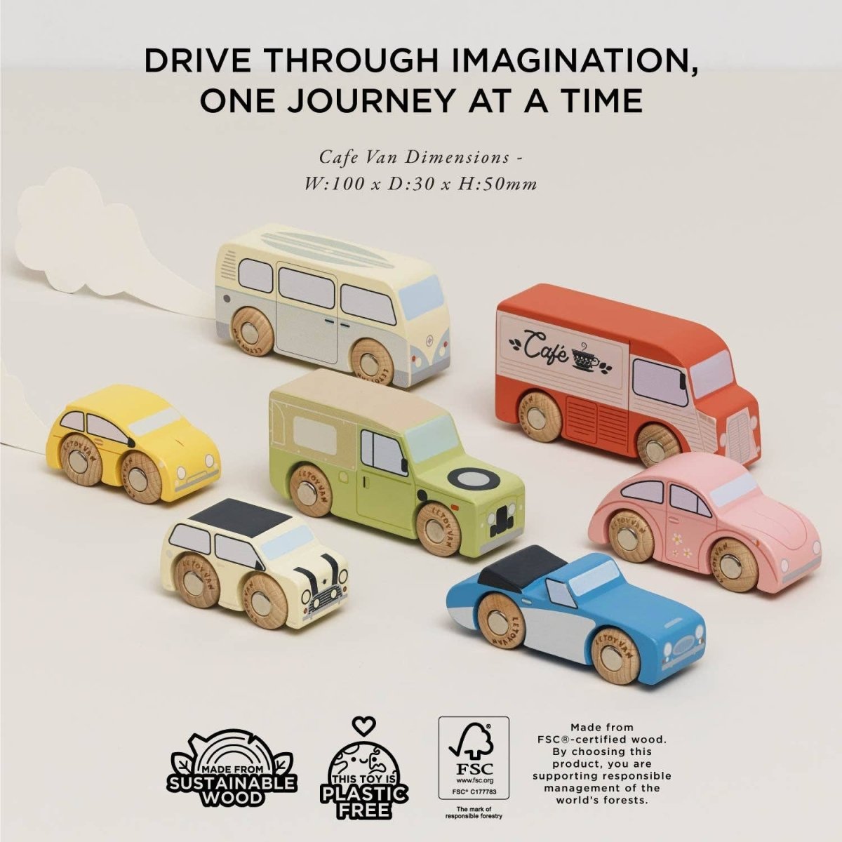 Vintage Toy Cars - Le Toy Van, Inc. Toys sold by Rosebud & Jo