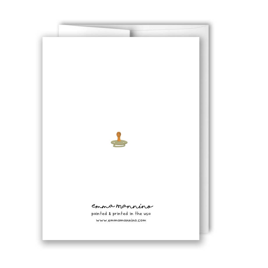 Welcome Little One Gender Neutral Card - Saint & Company Card sold by Rosebud & Jo