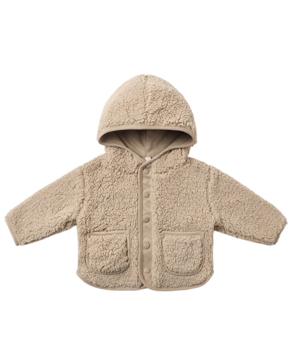 Winter Jacket || Latte - Quincy Mae Outerwear sold by Rosebud & Jo