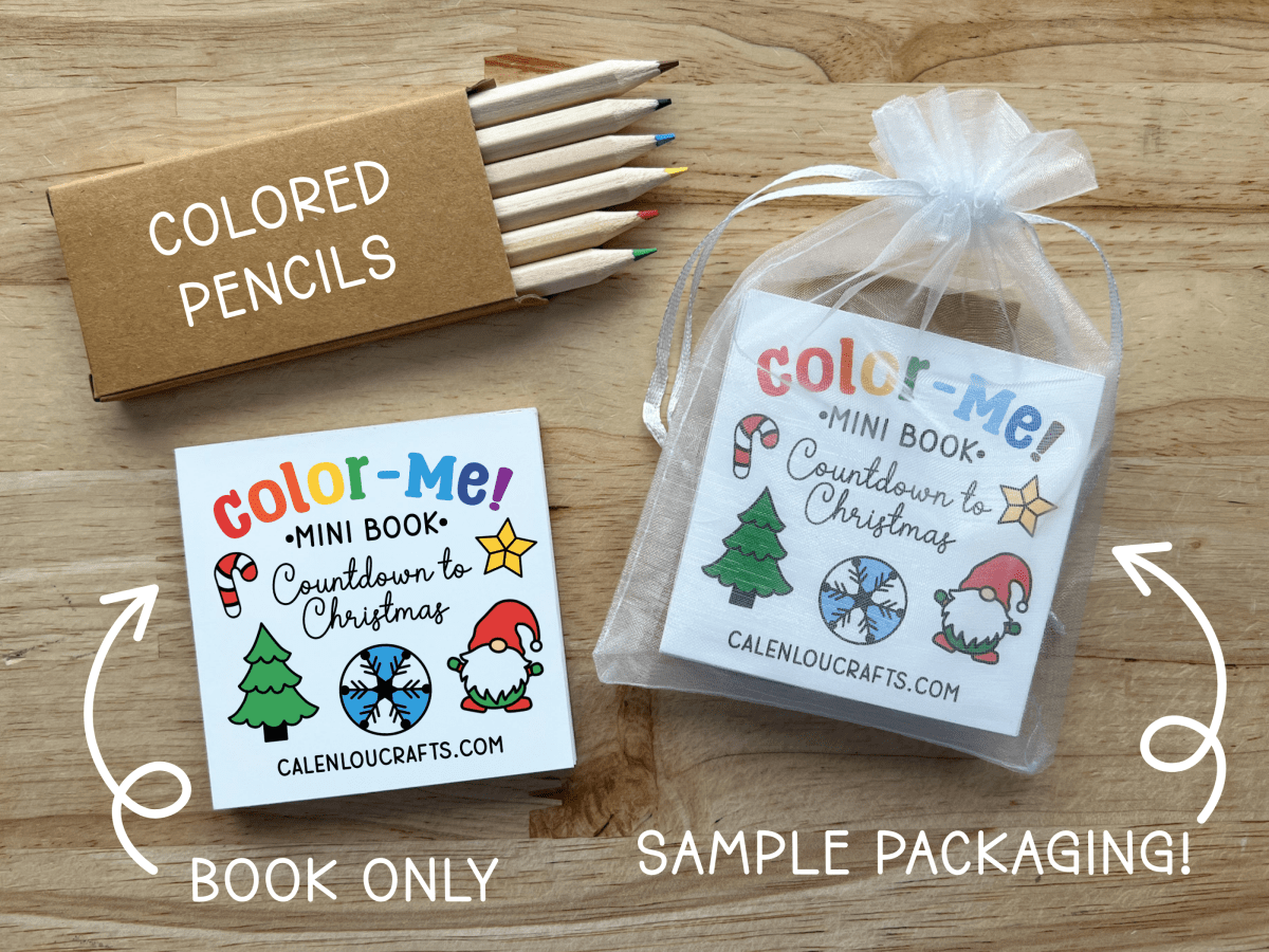 Winter Mini Coloring Book - Calenlou Crafts Arts & Crafts sold by Rosebud & Jo
