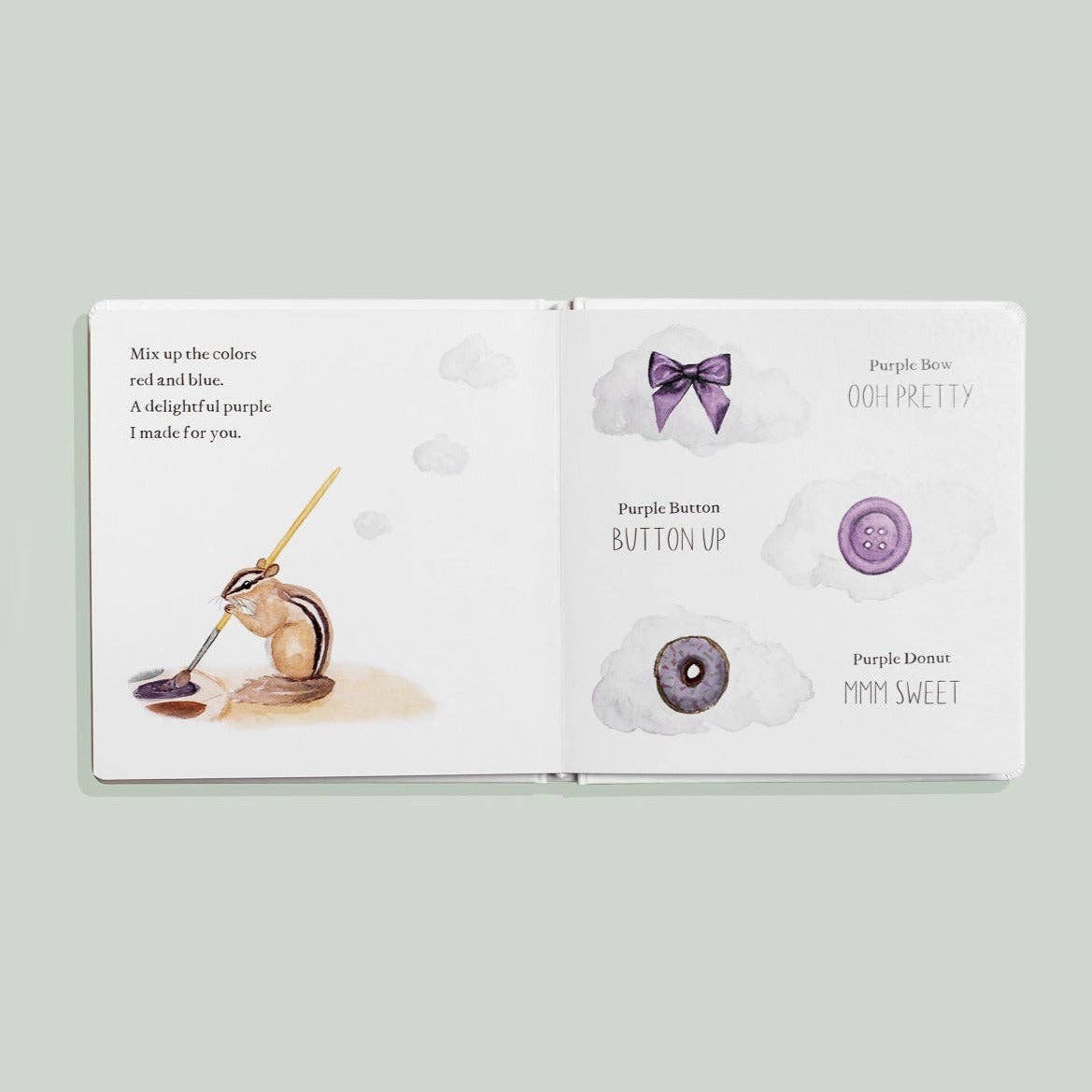 Wishy Washy: A Board Book of First Words and Colors - Paige Tate & Co. Book sold by Rosebud & Jo