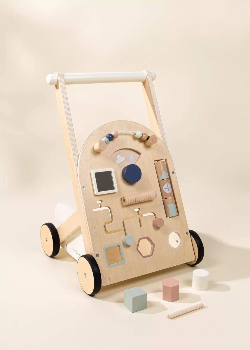 Wooden Activity Walker - Coco Village Toys sold by Rosebud & Jo