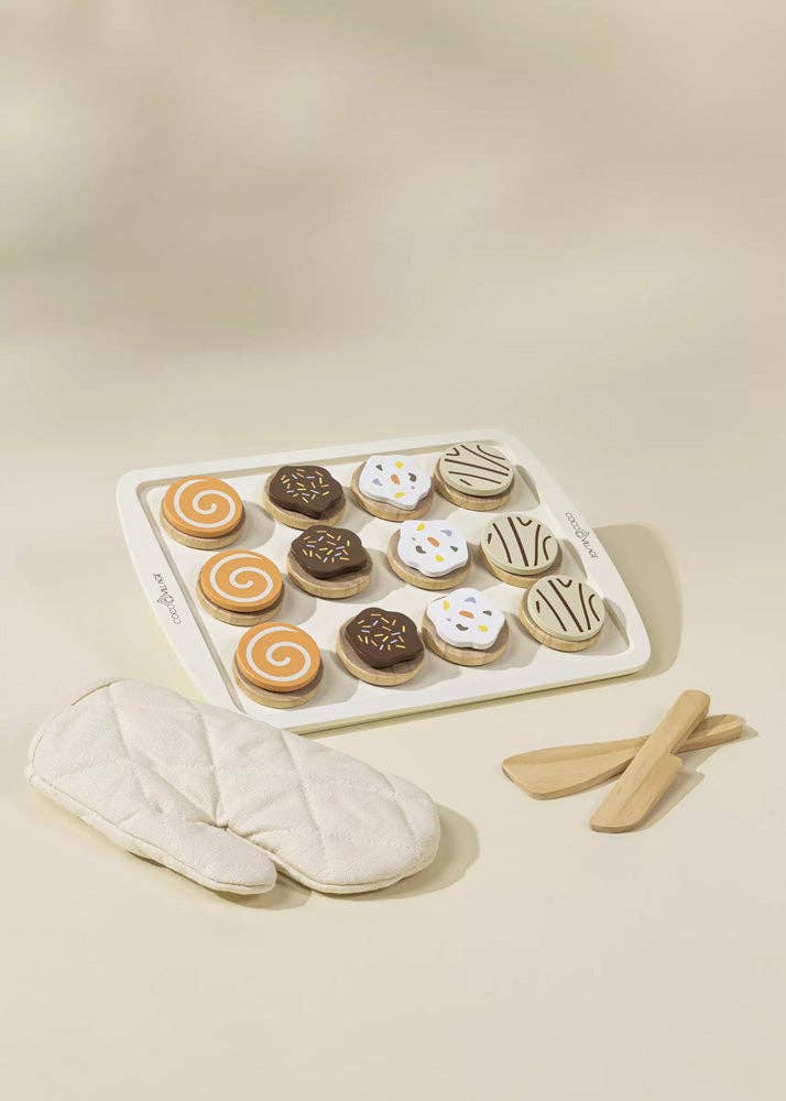 Wooden Cookies Playset - Coco Village Toys sold by Rosebud & Jo