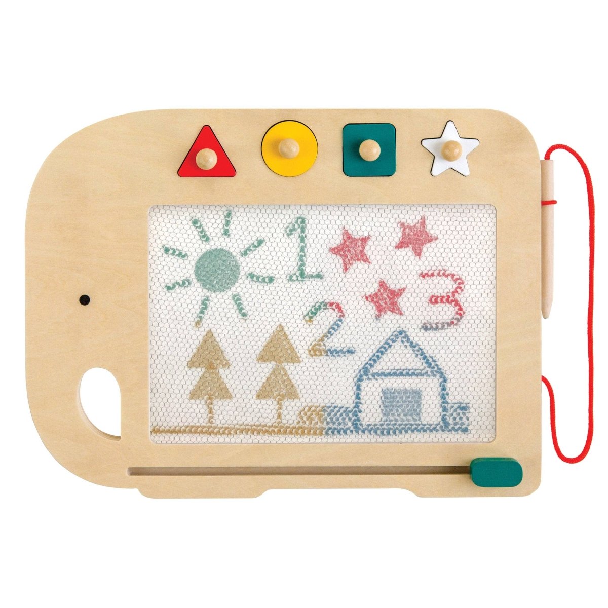 Wooden Elephant Magic Drawing Board - Chronicle Books Toy sold by Rosebud & Jo