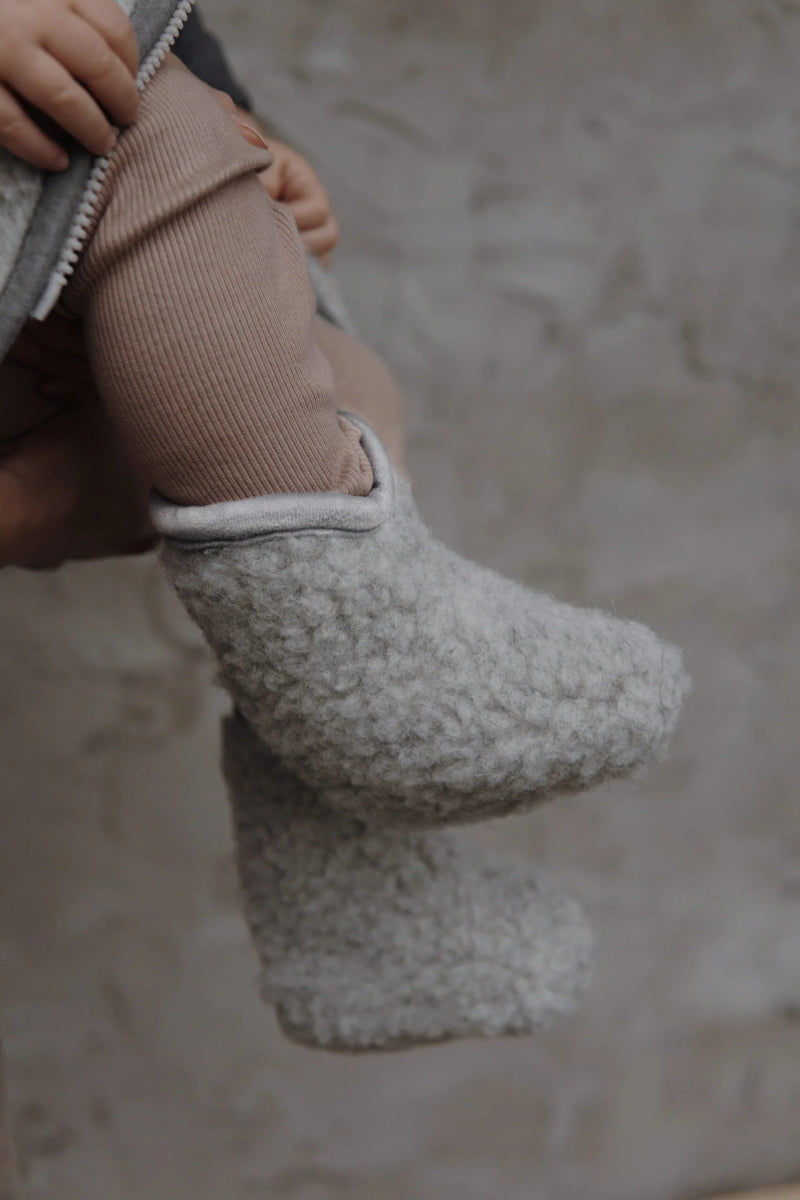 Wool Booties - A Basic Brand Baby & Toddler Clothing sold by Rosebud & Jo