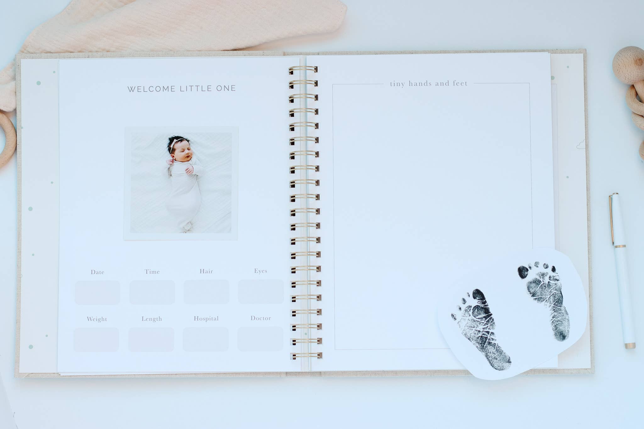 Baby Memory Book + Keepsake Box