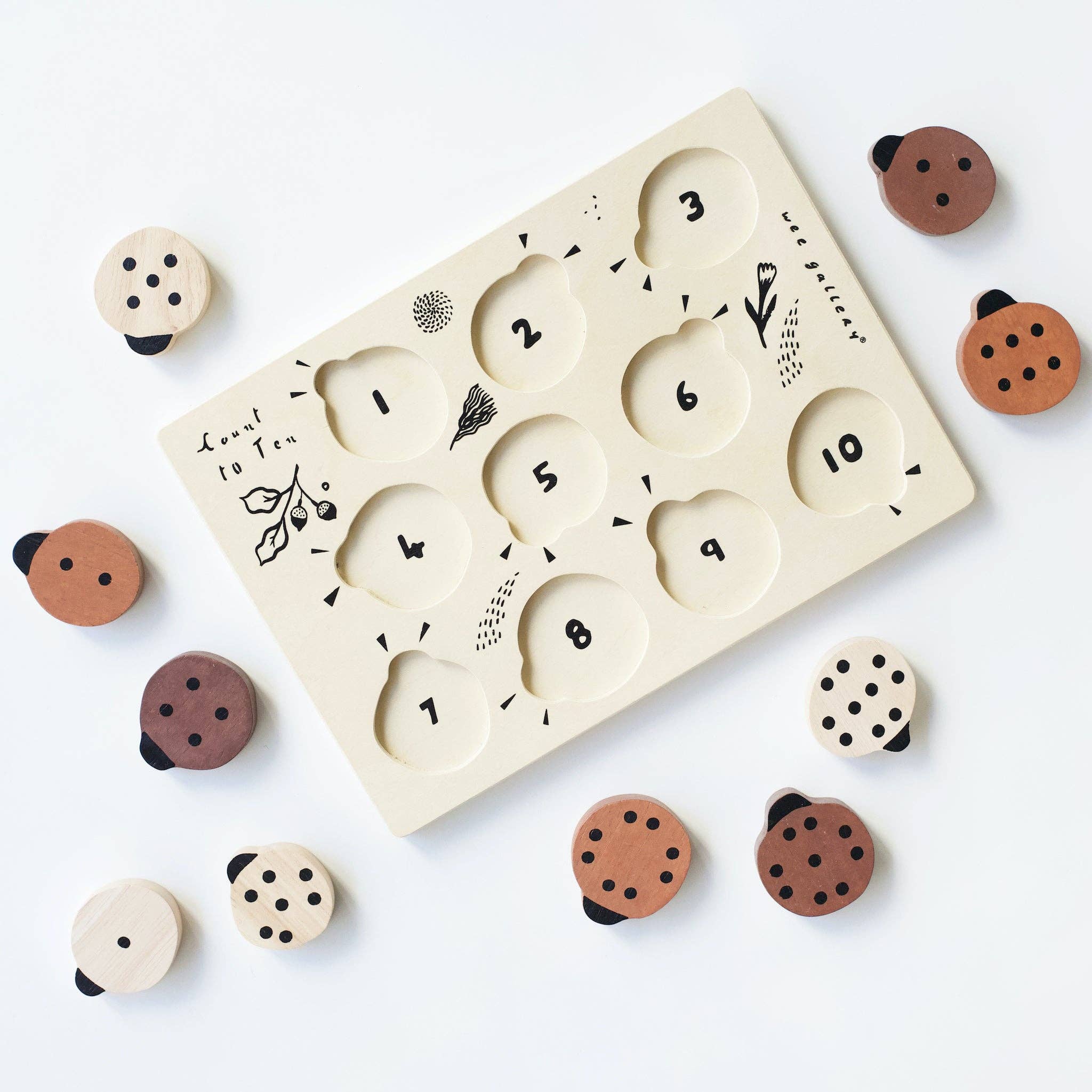 Wooden Ladybug Puzzle