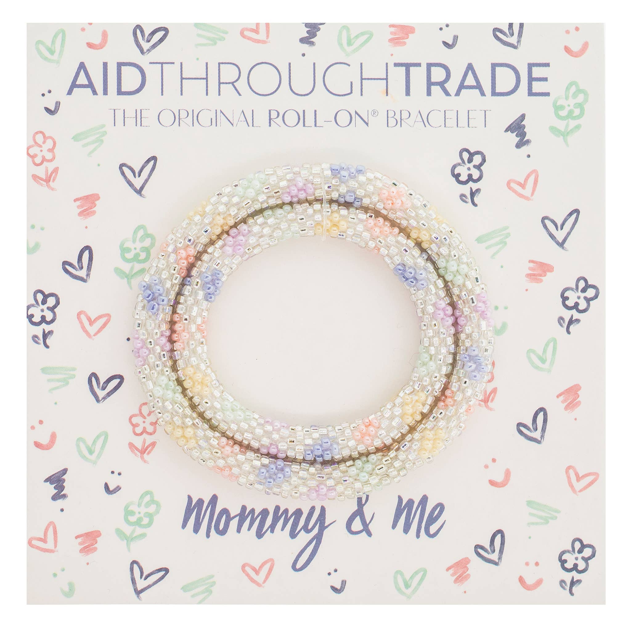 Mommy & Me Bracelets: Watercolor