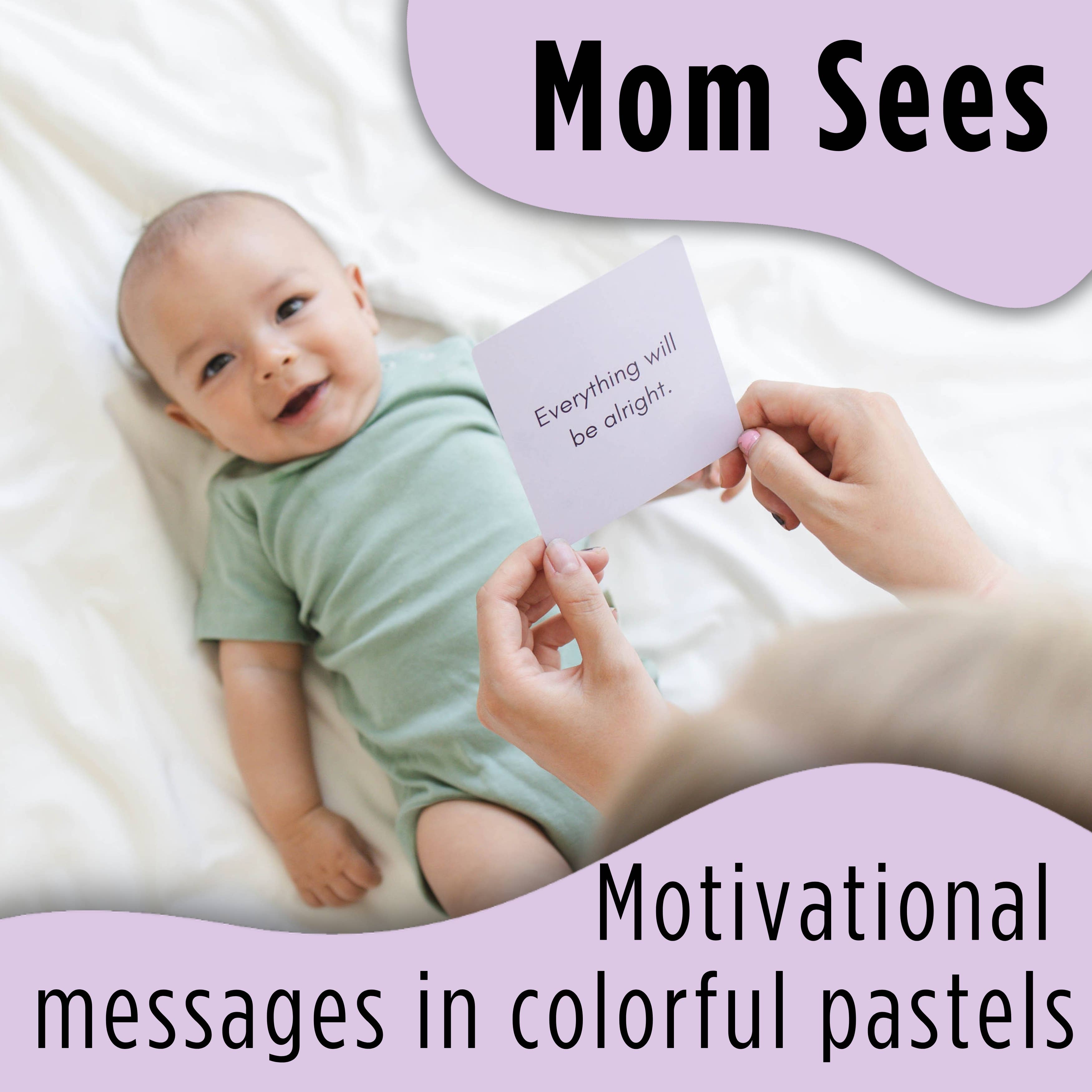 High Contrast Baby Flash Cards & New Mom Affirmations