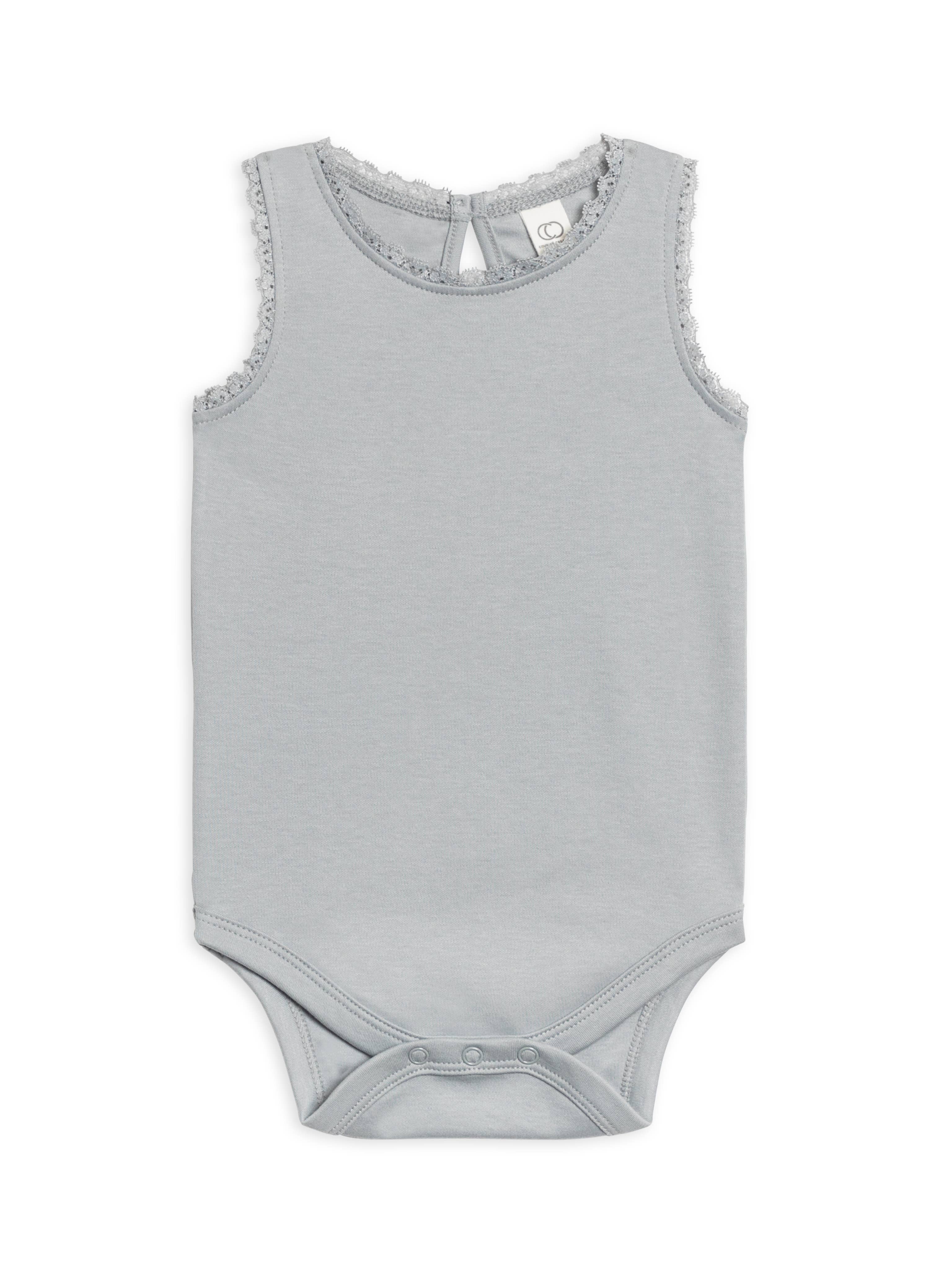 Organic Baby Luna Lace Bodysuit