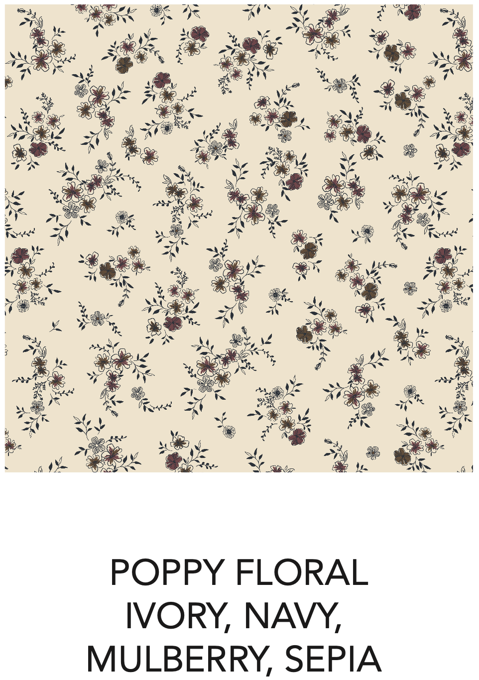 Organic Baby 2-Pack Bibs - Poppy + Chicory Floral