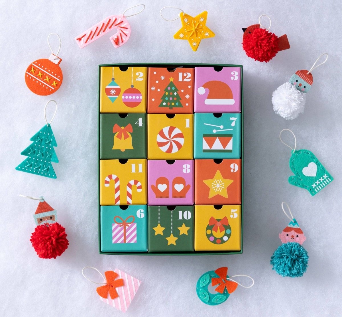 12 Crafts of Christmas Advent Calendar - Chronicle Books Art sold by Rosebud & Jo