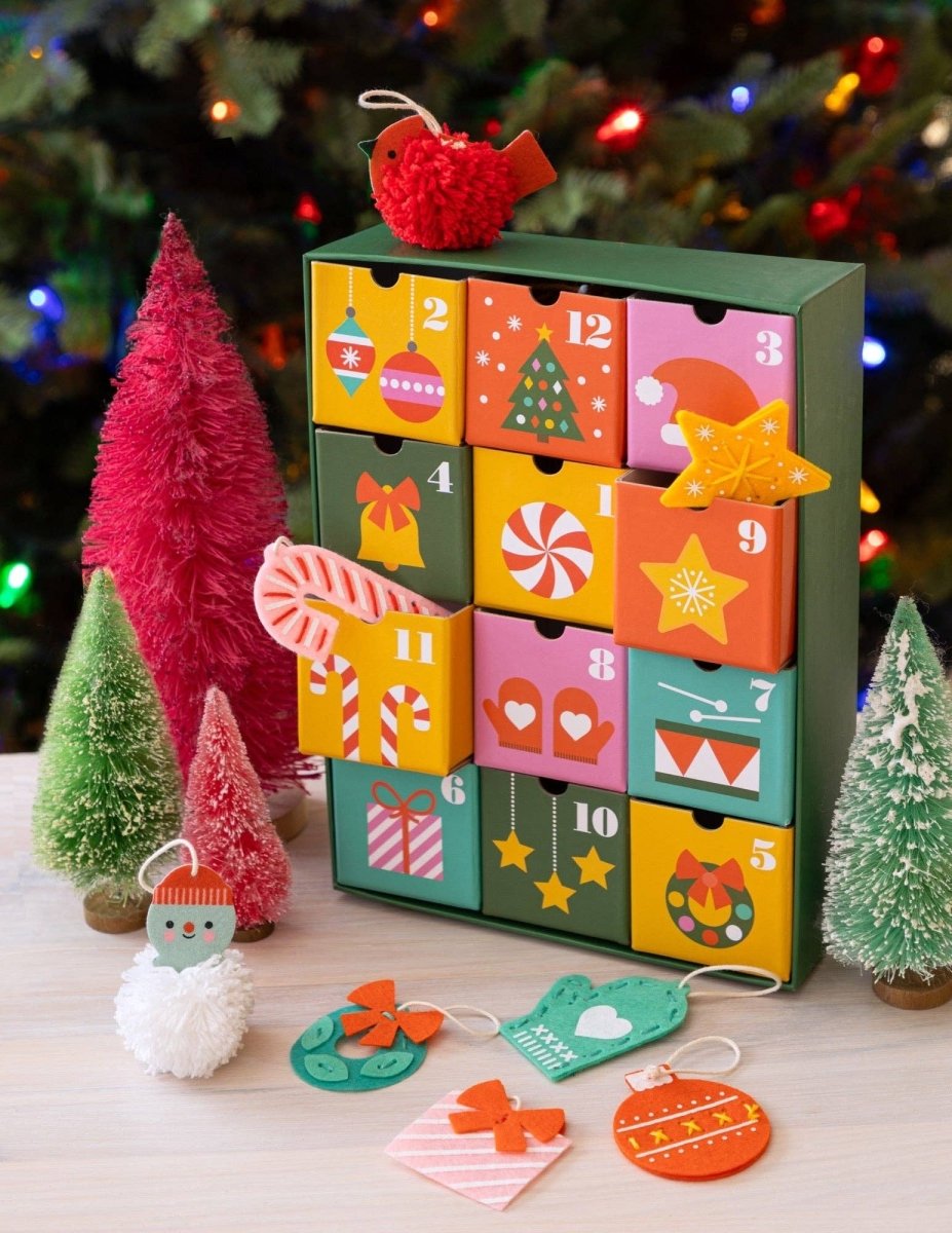 12 Crafts of Christmas Advent Calendar - Chronicle Books Art sold by Rosebud & Jo
