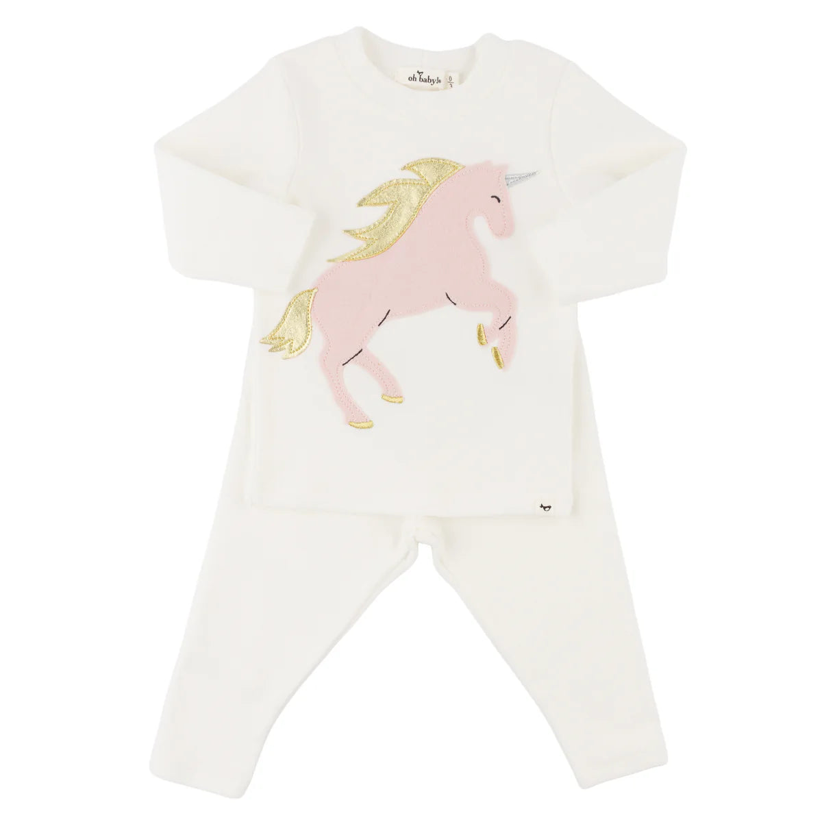 Prancing Unicorn Two-Piece Set