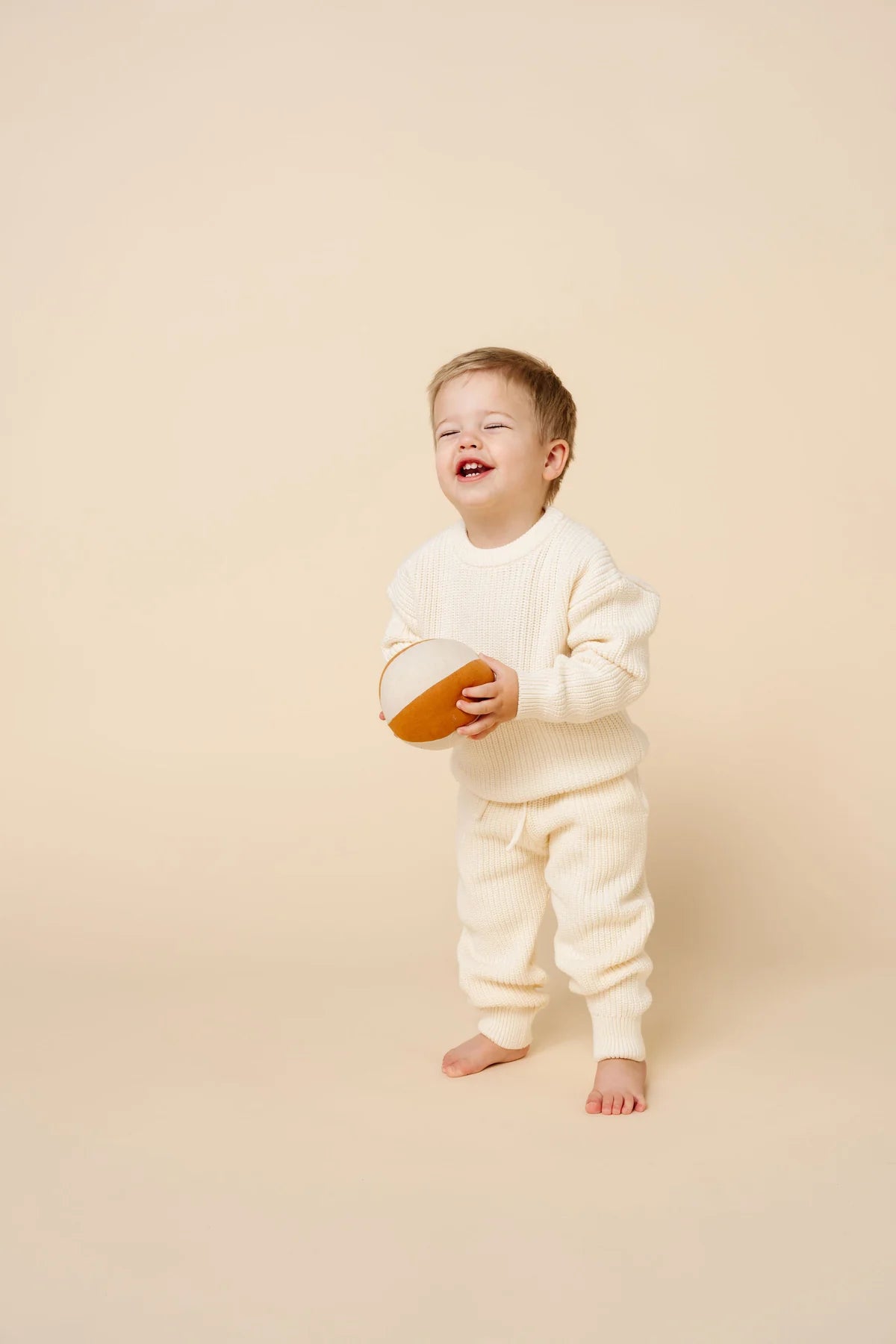 Knit Jogger Pants - Ivory