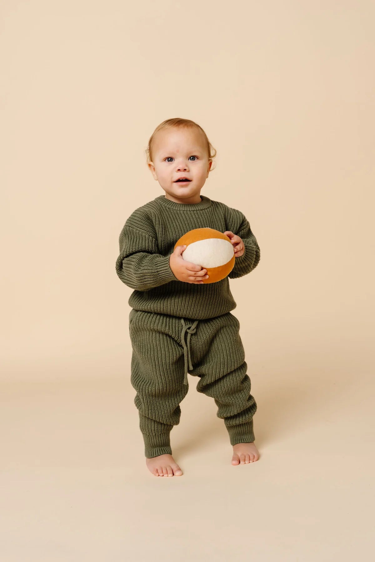 Knit Jogger Pants - Olive