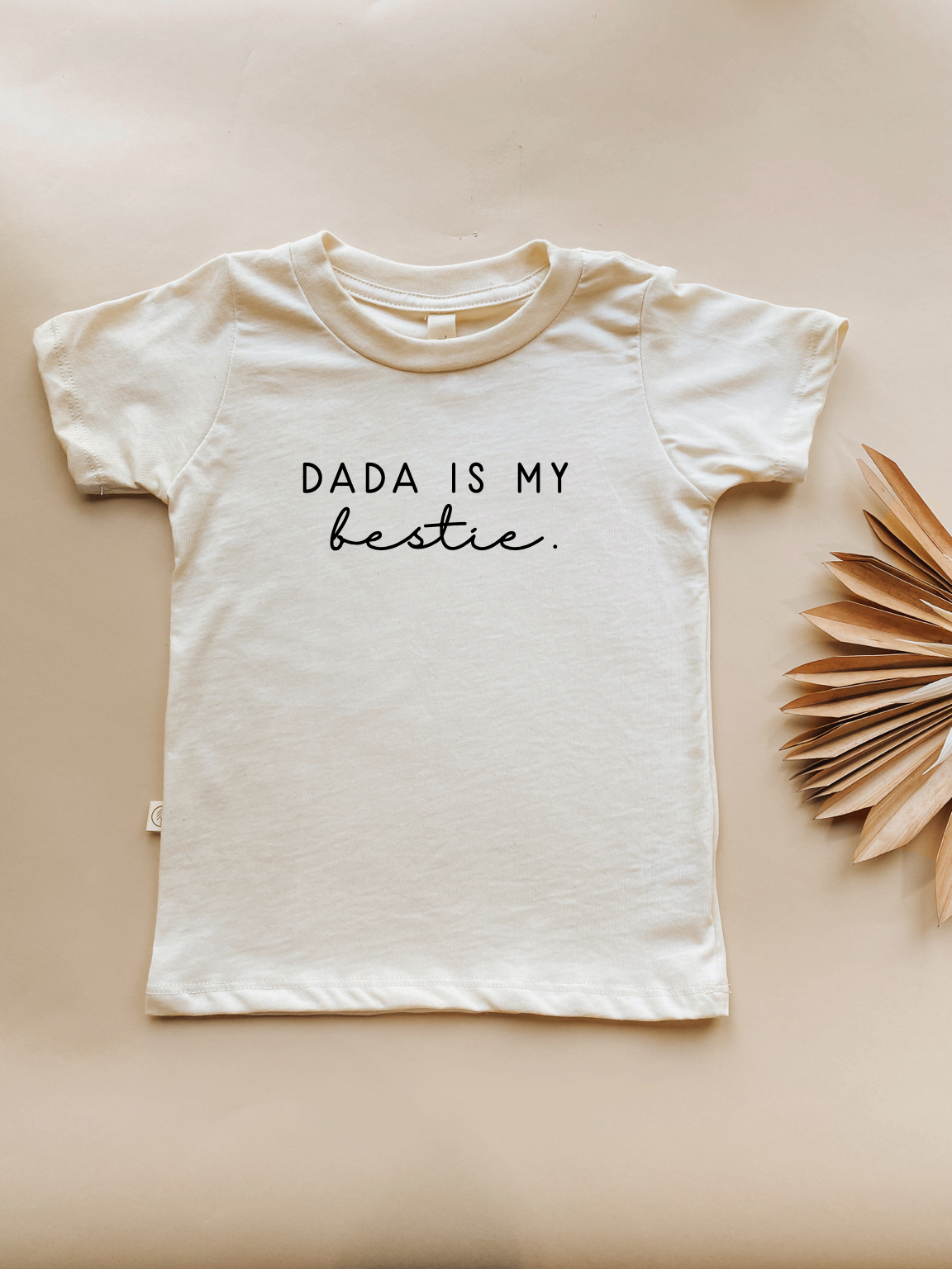 Dada is My Bestie Organic Cotton Kids Tee