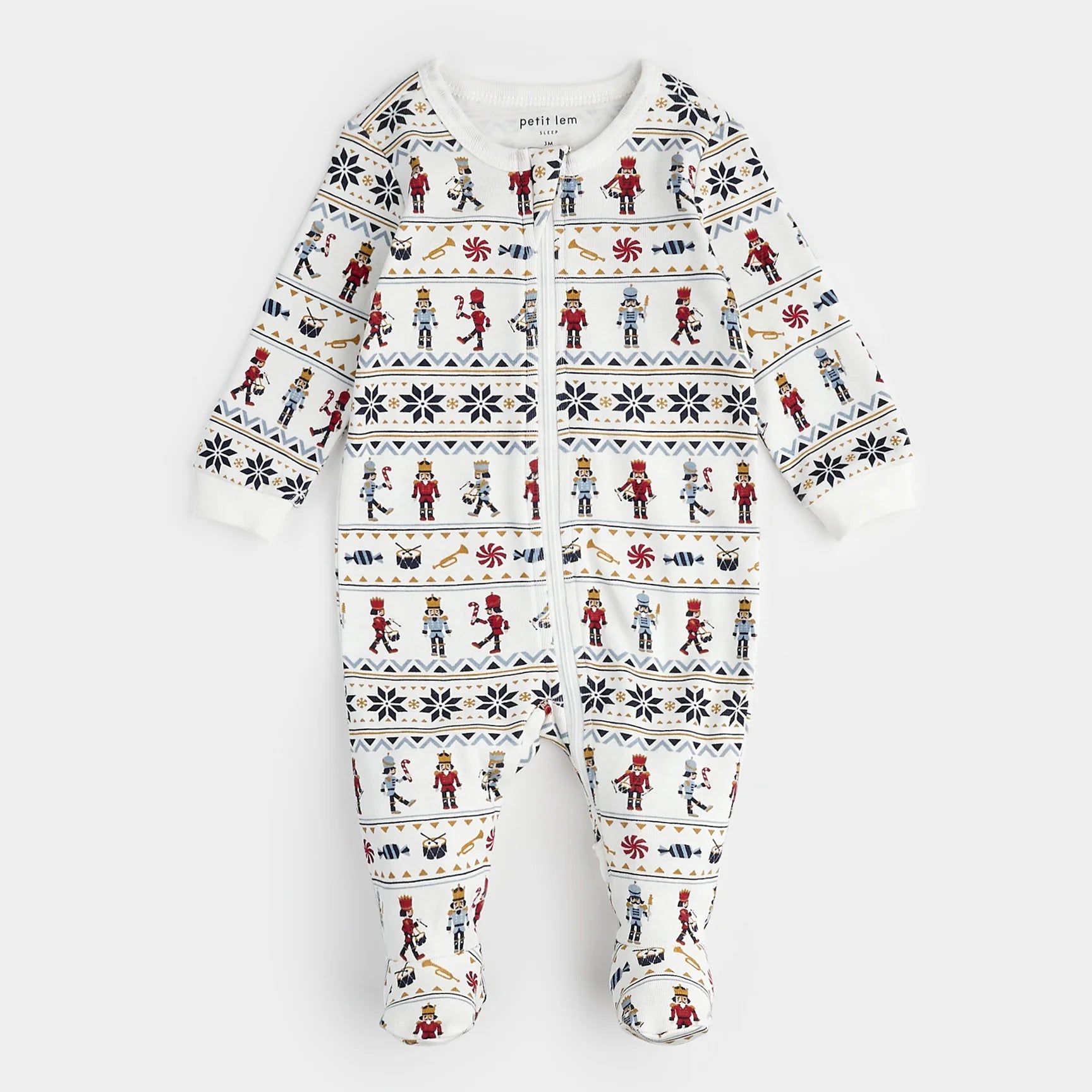 Nutcracker Fair Isle Print Sleeper