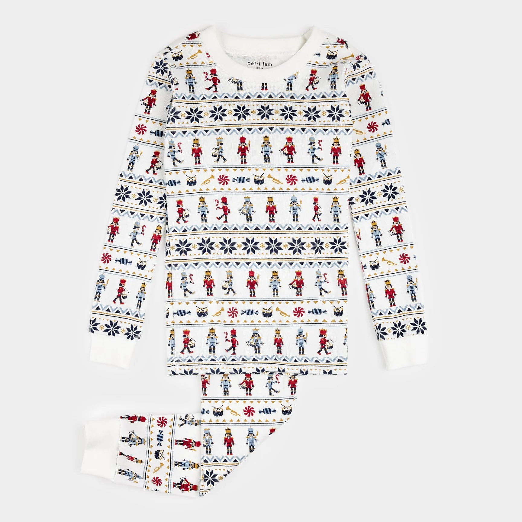 Nutcracker Fair Isle Print PJ Set