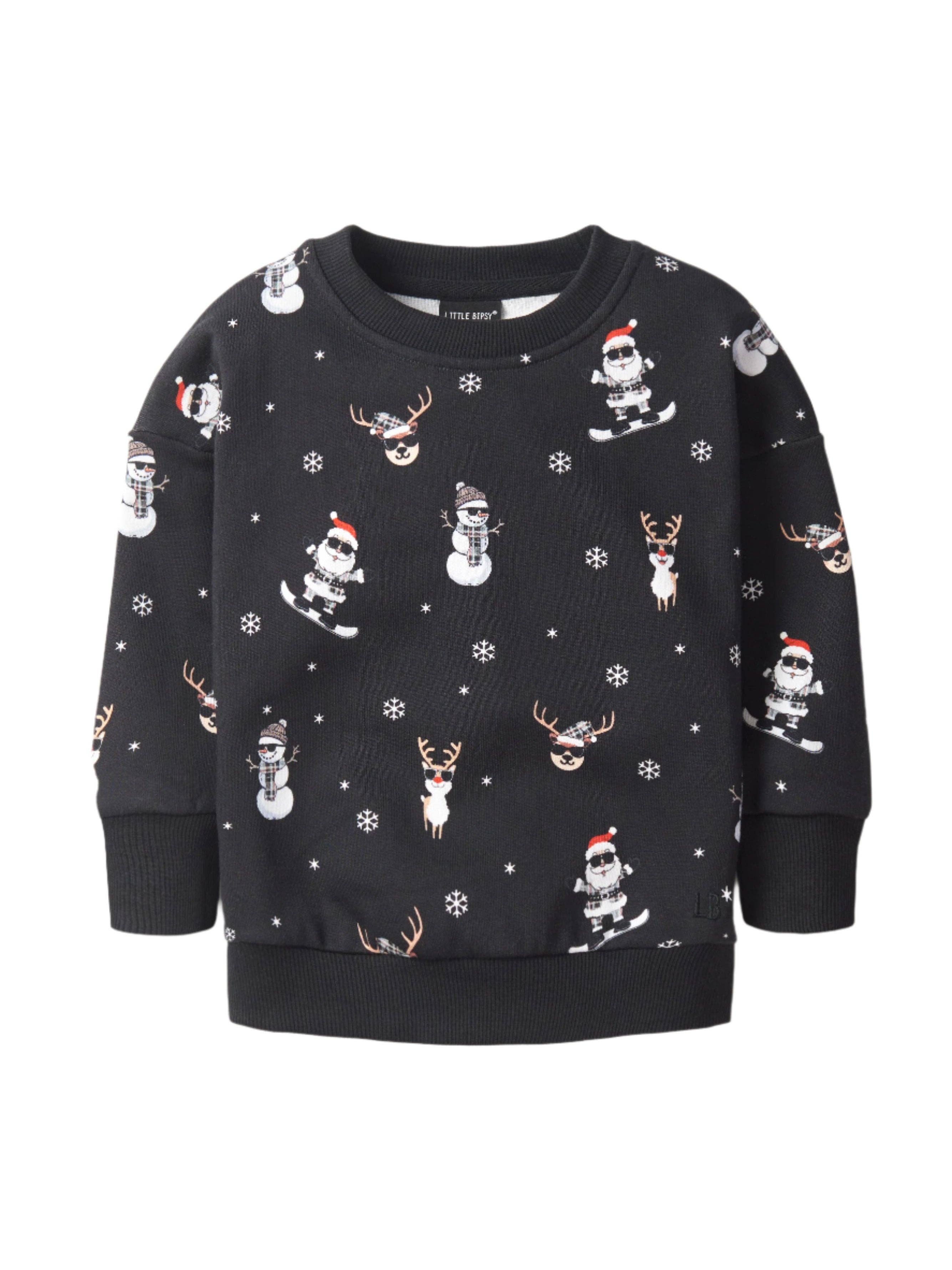 Cool Santa & Friends Crewneck