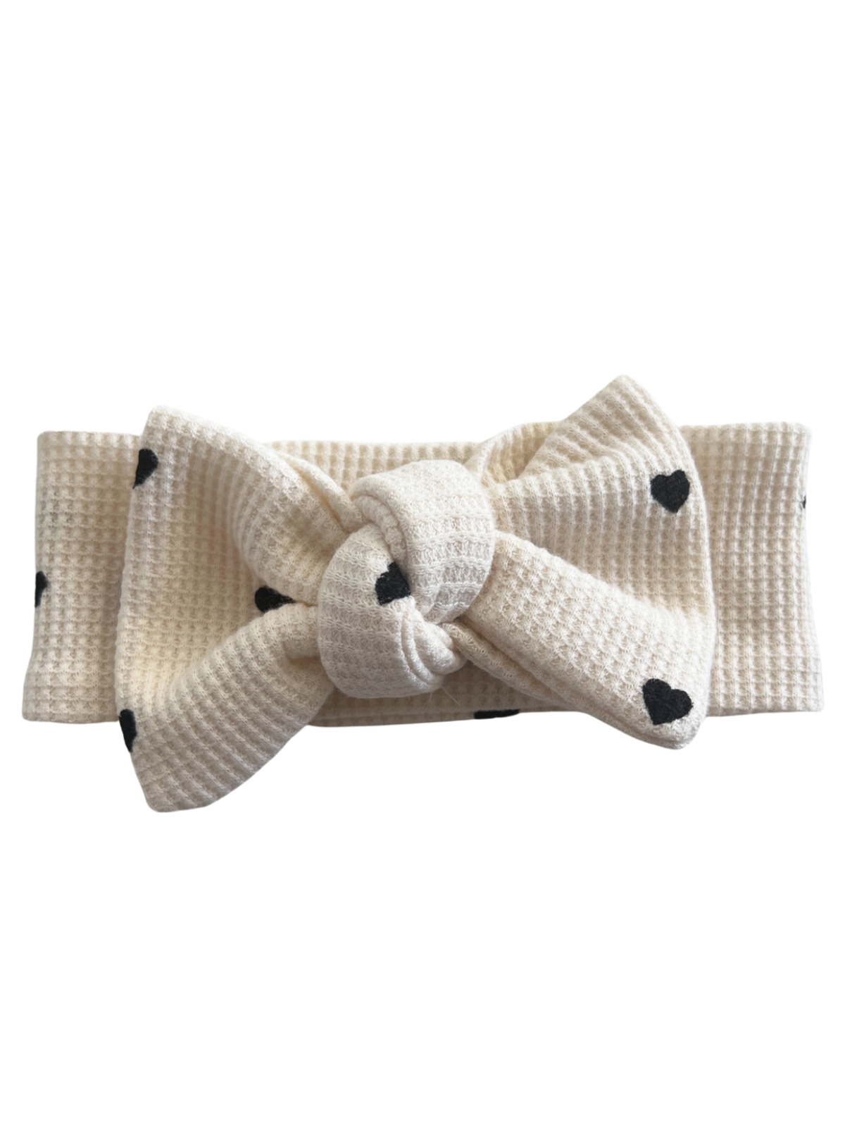 Organic Waffle Knot Bow