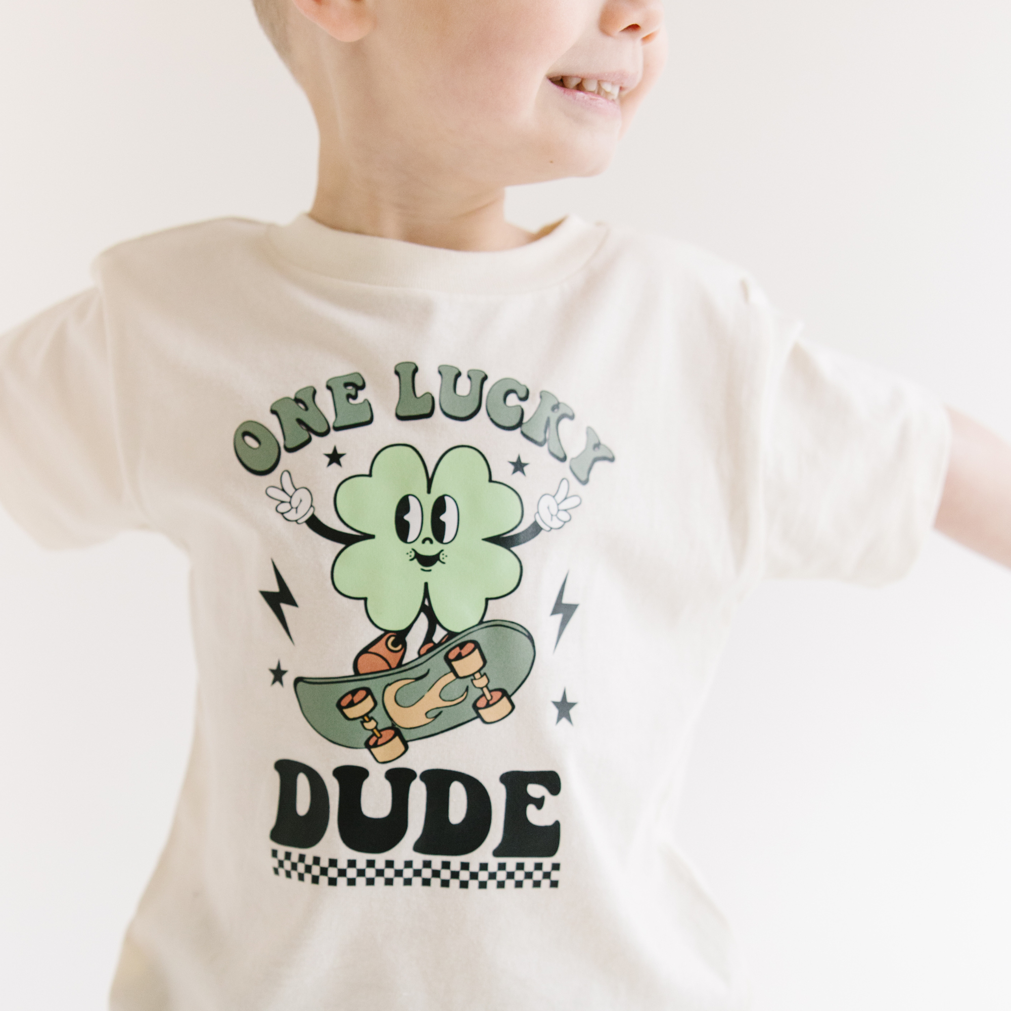 One Lucky Dude St. Patricks Day Kids Shirt