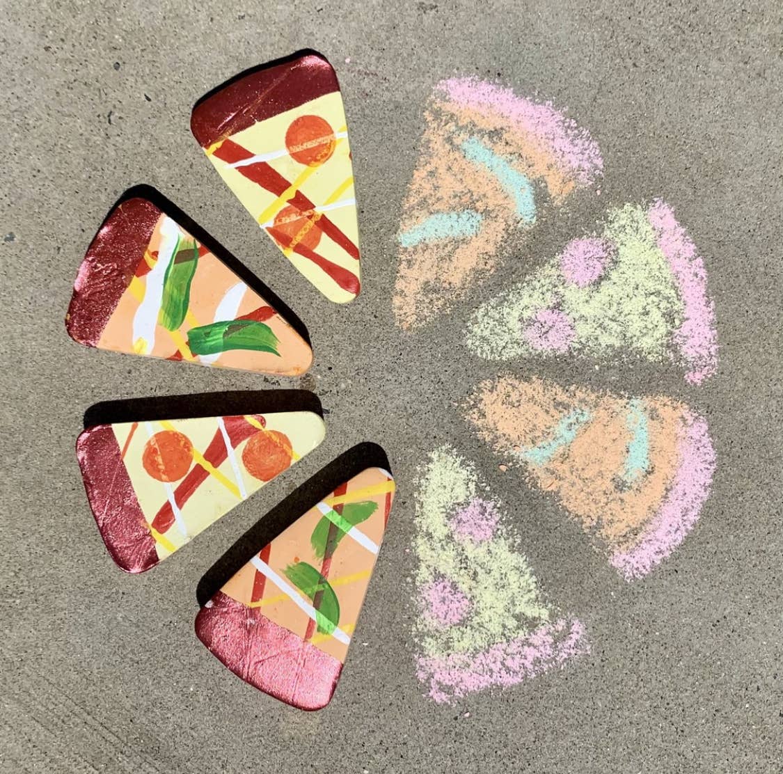 Uncommon Pizza Handmade Sidewalk Chalk