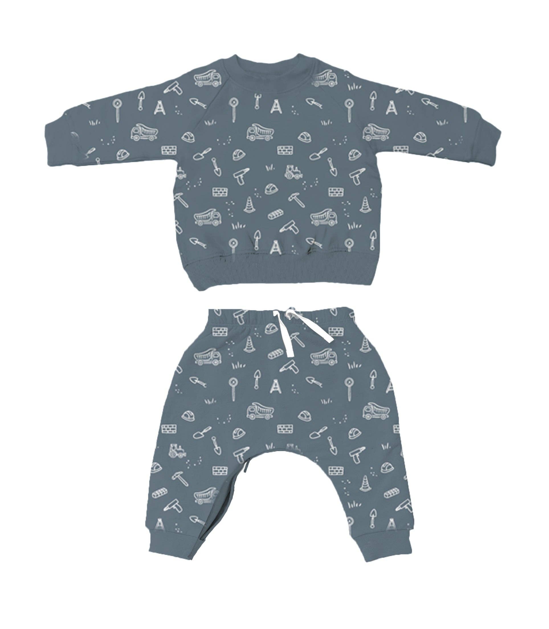 Construction Bamboo Fleece Sweatsuit