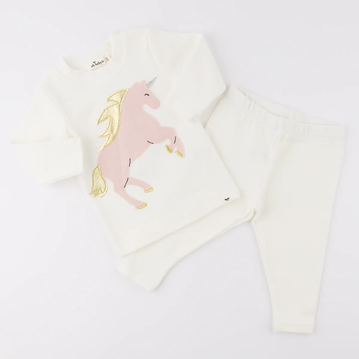 Prancing Unicorn Two-Piece Set