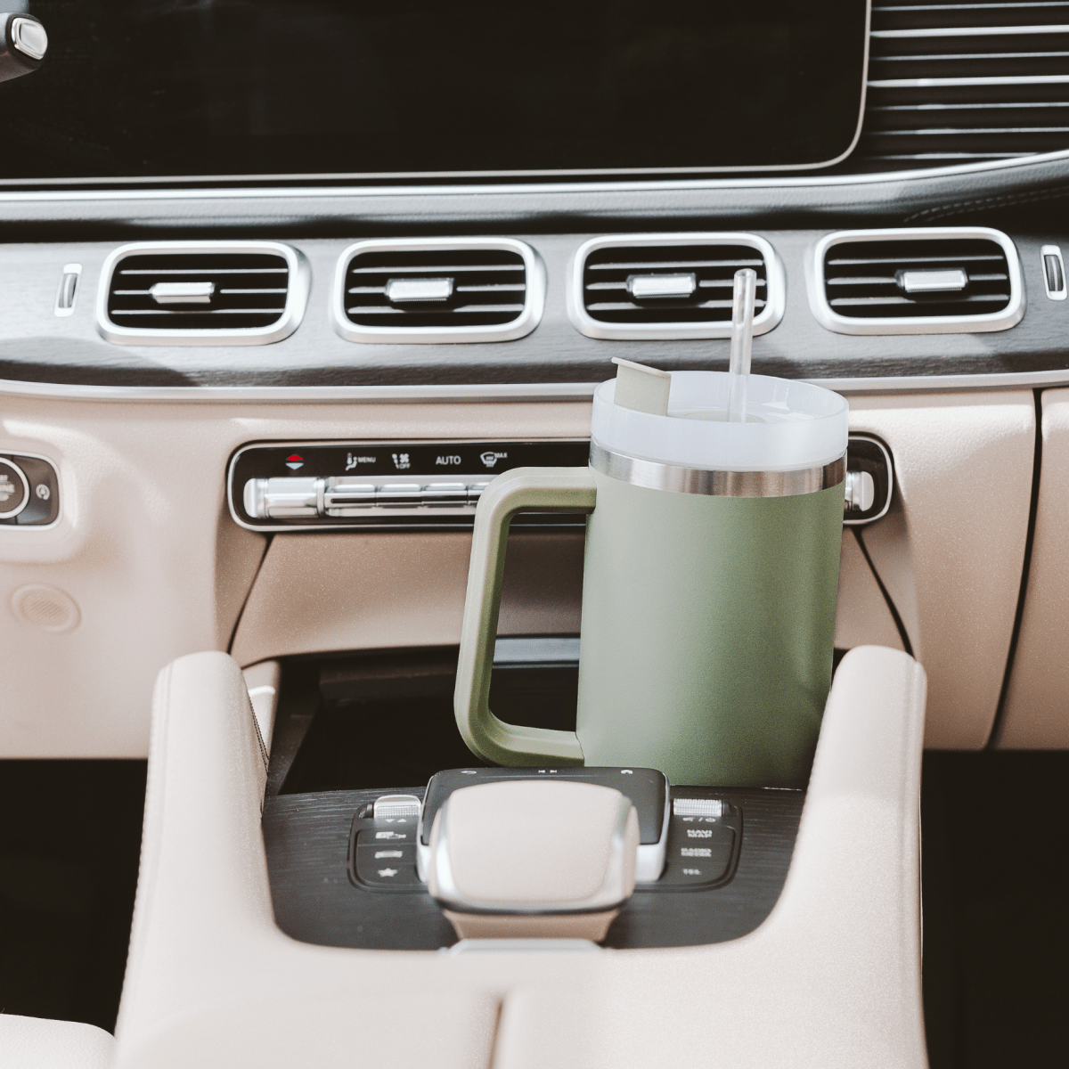 40 oz Tumbler Water Bottle: Sage Green - Sweet Water Decor Water Bottle sold by Rosebud & Jo