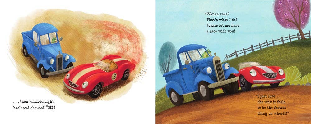 Little Blue Truck and Racer Red by Alice Schertle