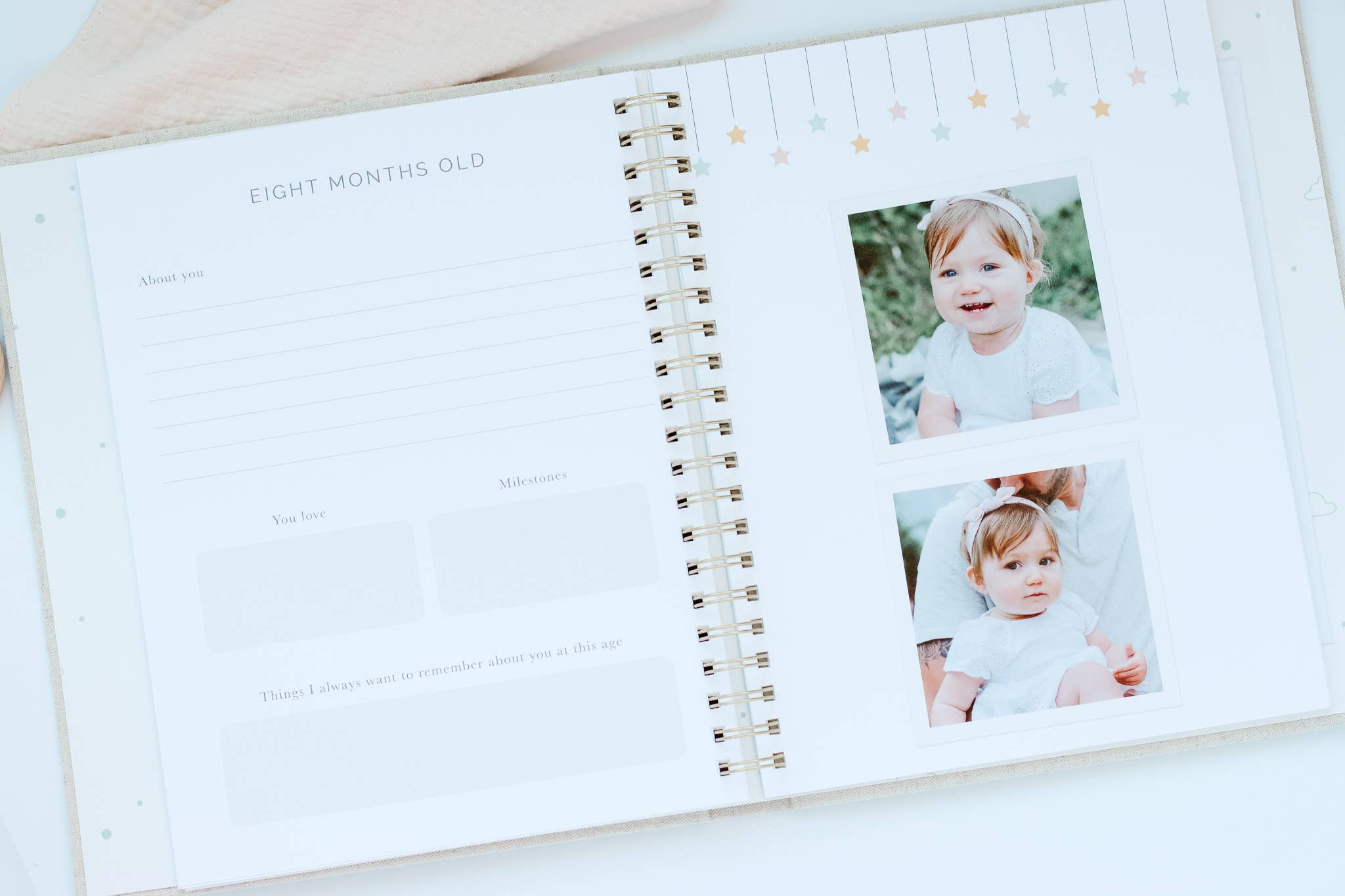 Baby Memory Book + Keepsake Box