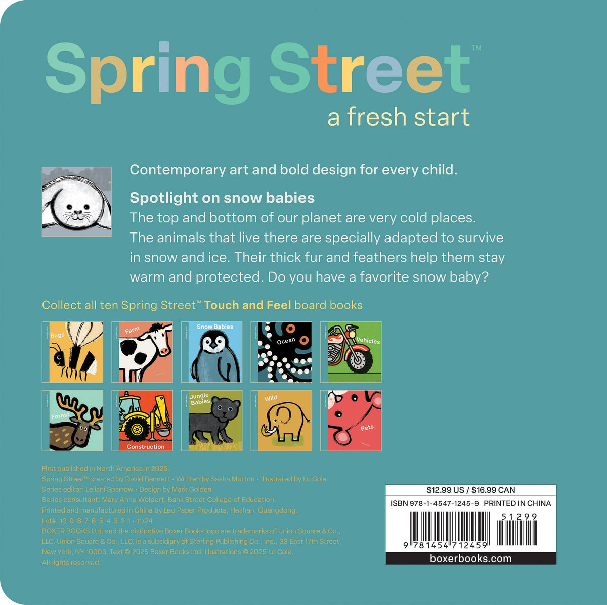 Spring Street Touch and Feel: Snow Babies