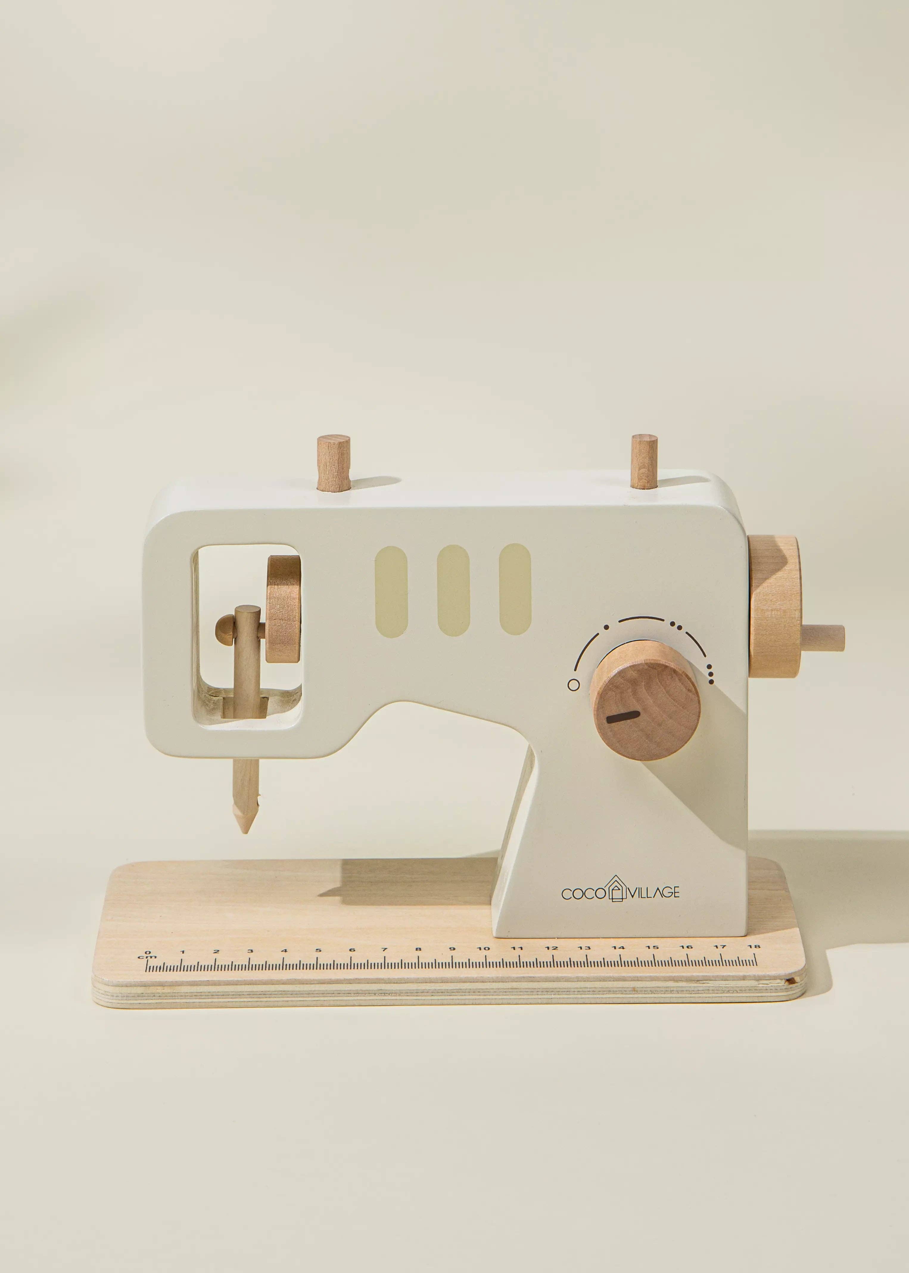 Wooden Sewing Machine Playset