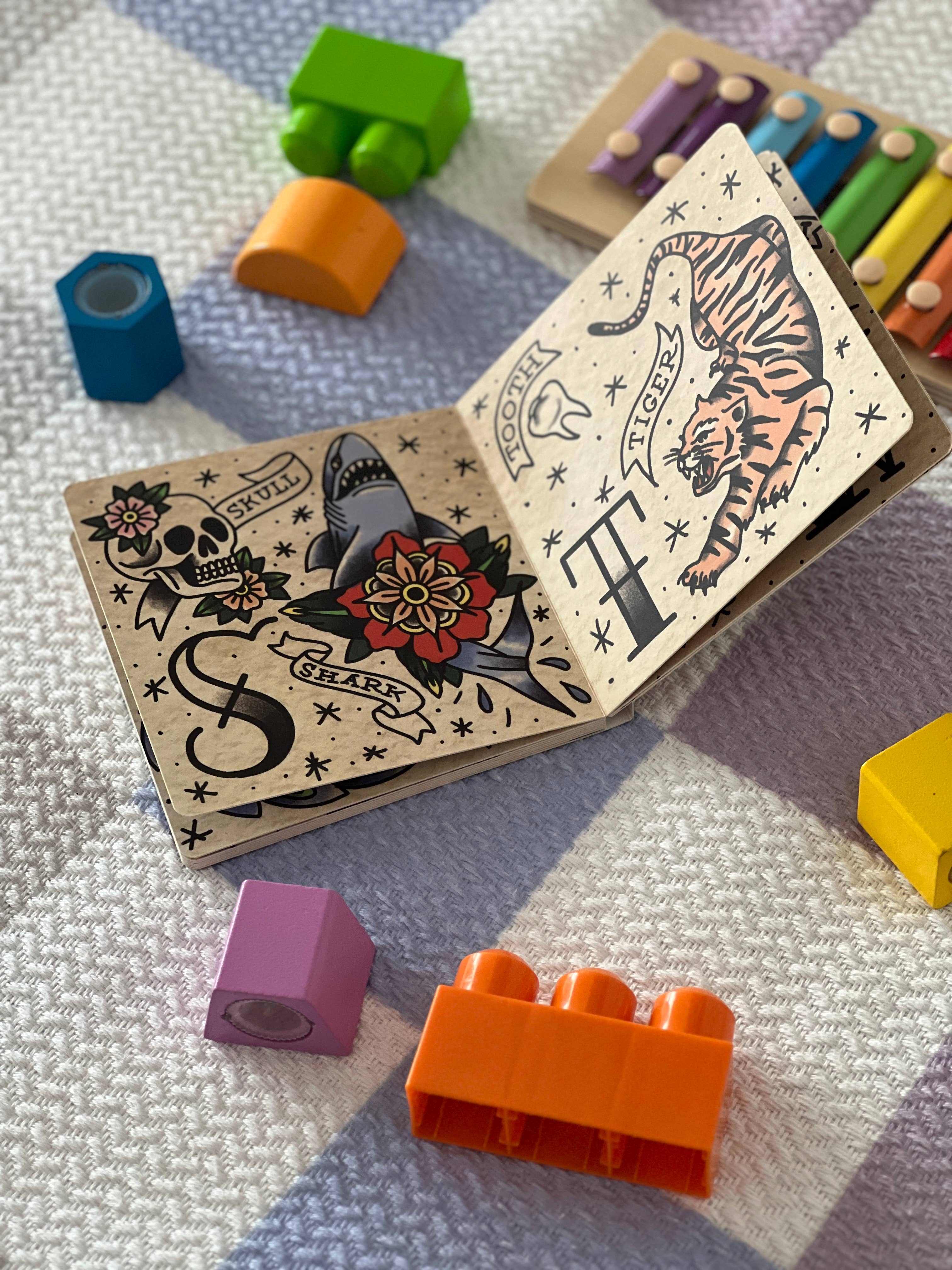 ABC's of Tattoos - Kids Unique Board Book