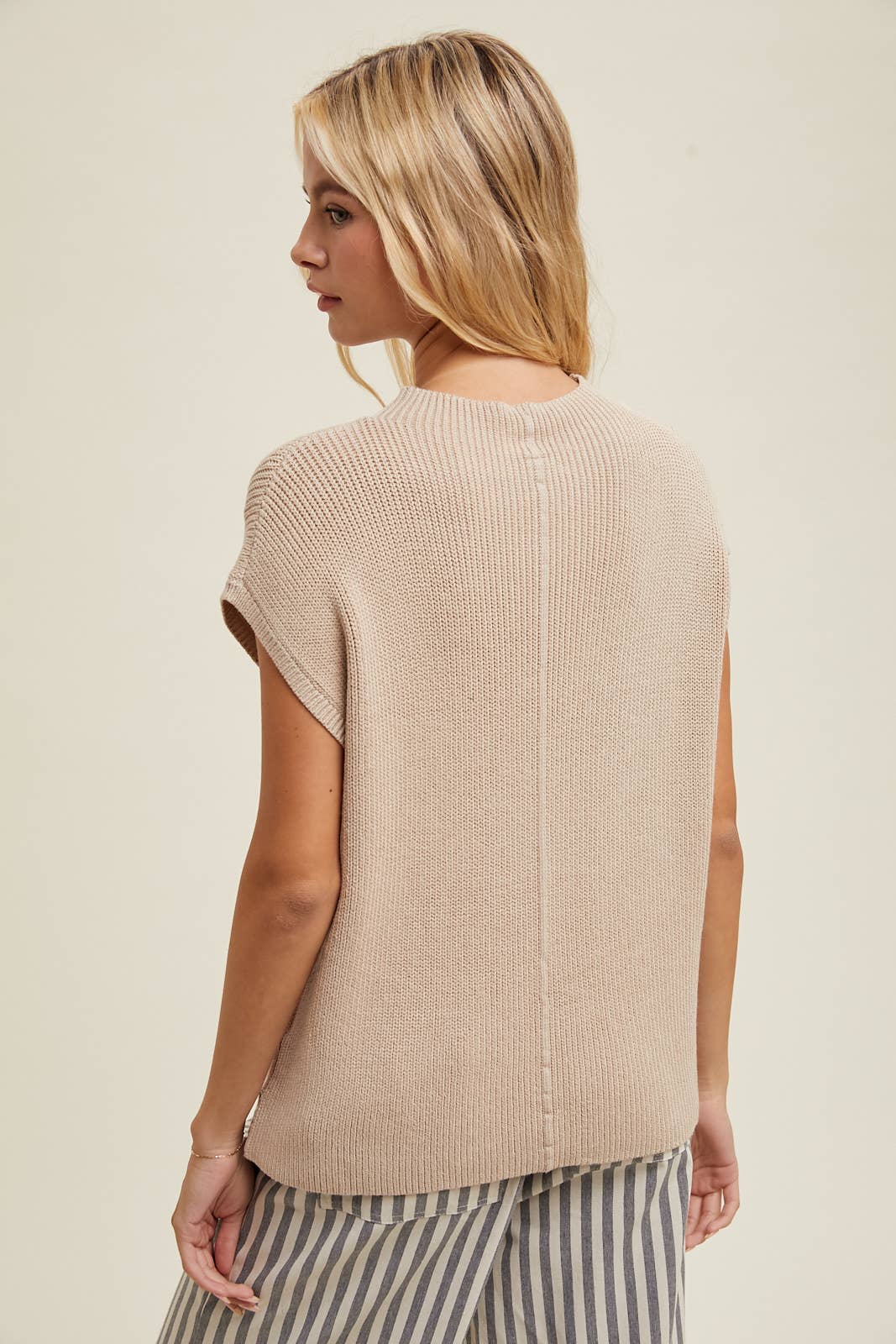 Mock Neck Sweater Top