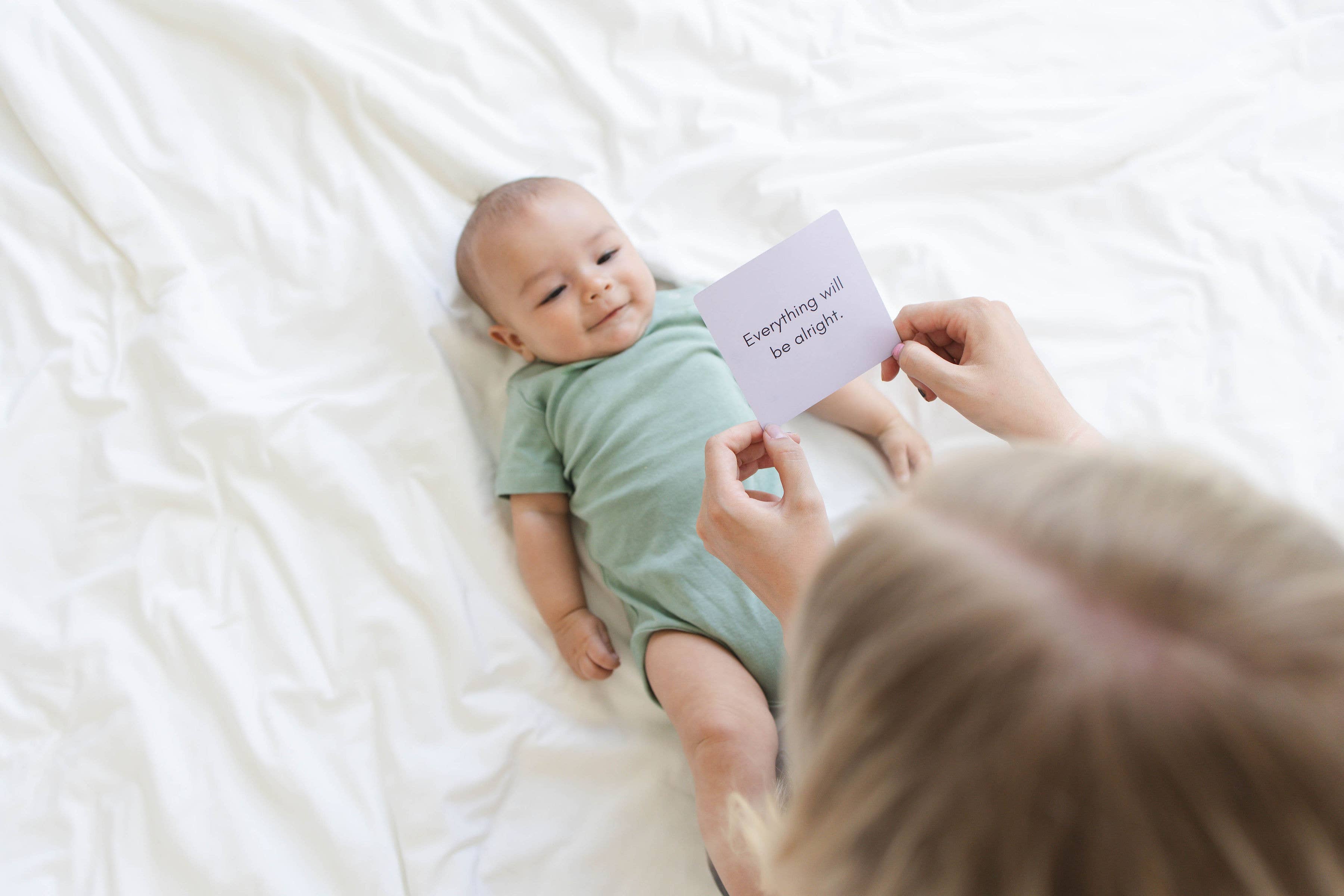 High Contrast Baby Flash Cards & New Mom Affirmations