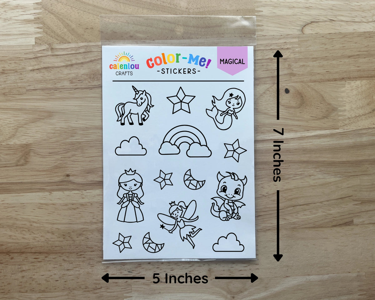 Magical Color Your Own Stickers