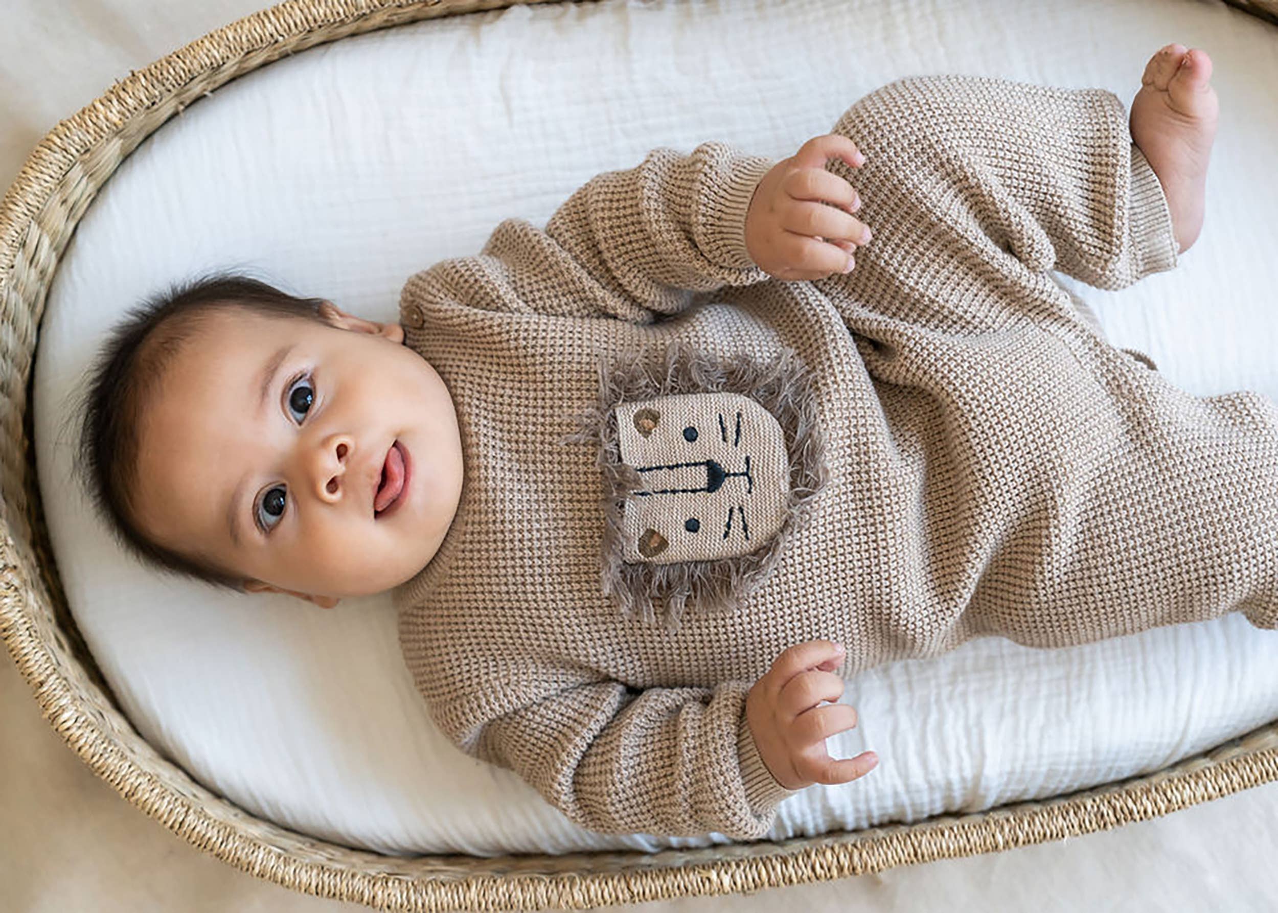 Lion Chunky Knit Sweater Jumpsuit