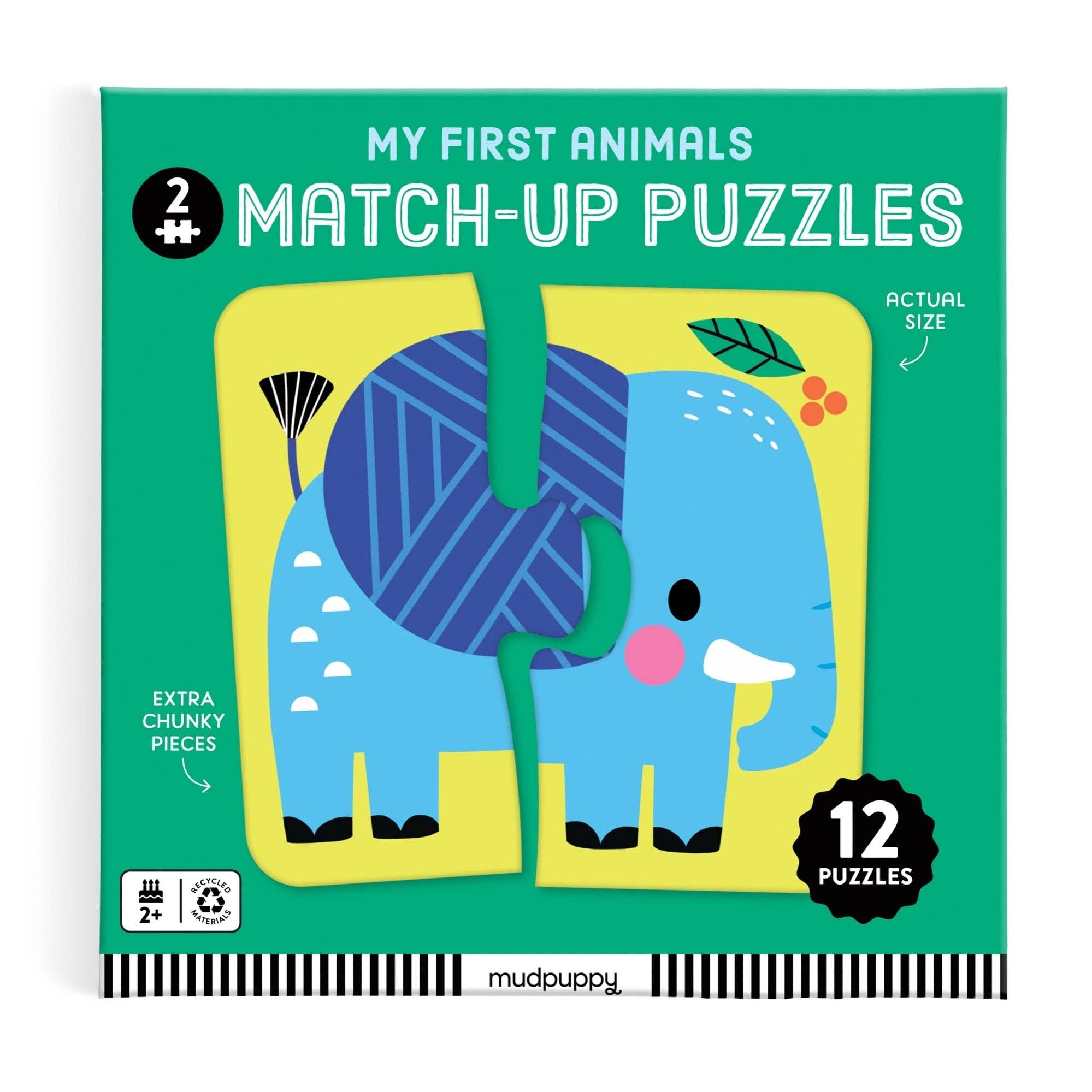 My First Animals 2 Piece Match-up Puzzles