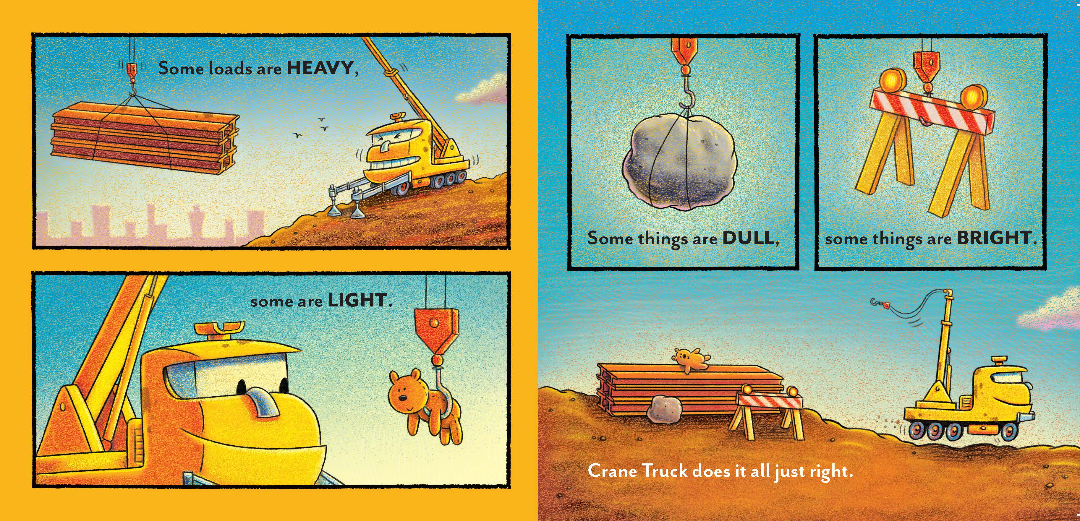 Crane Truck's Opposites