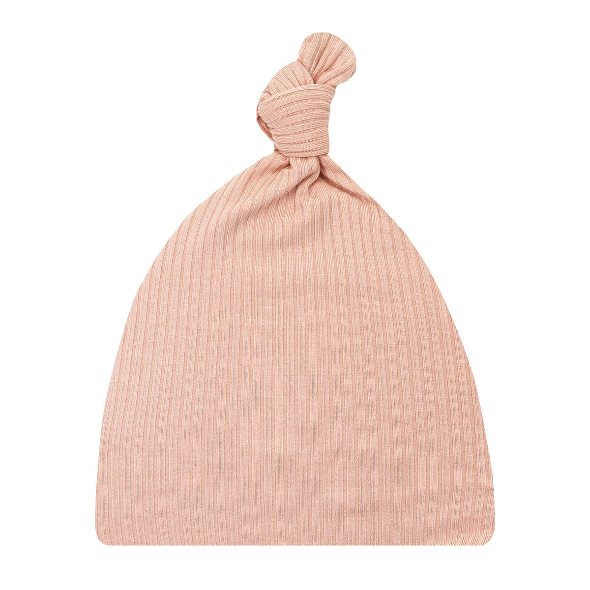 Top Knot Hat- Ribbed