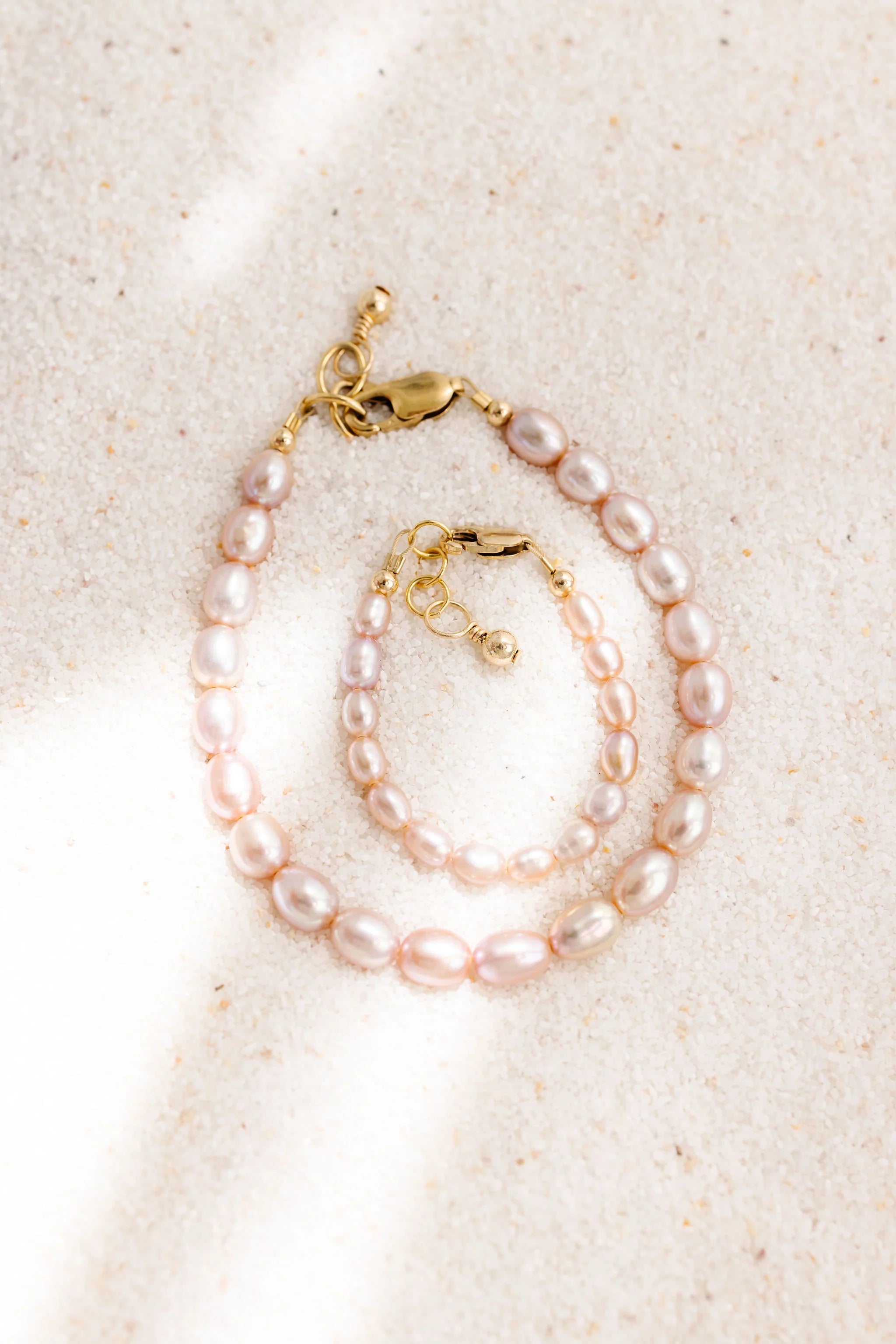 Blush Pearl Adult Bracelet (8MM beads)