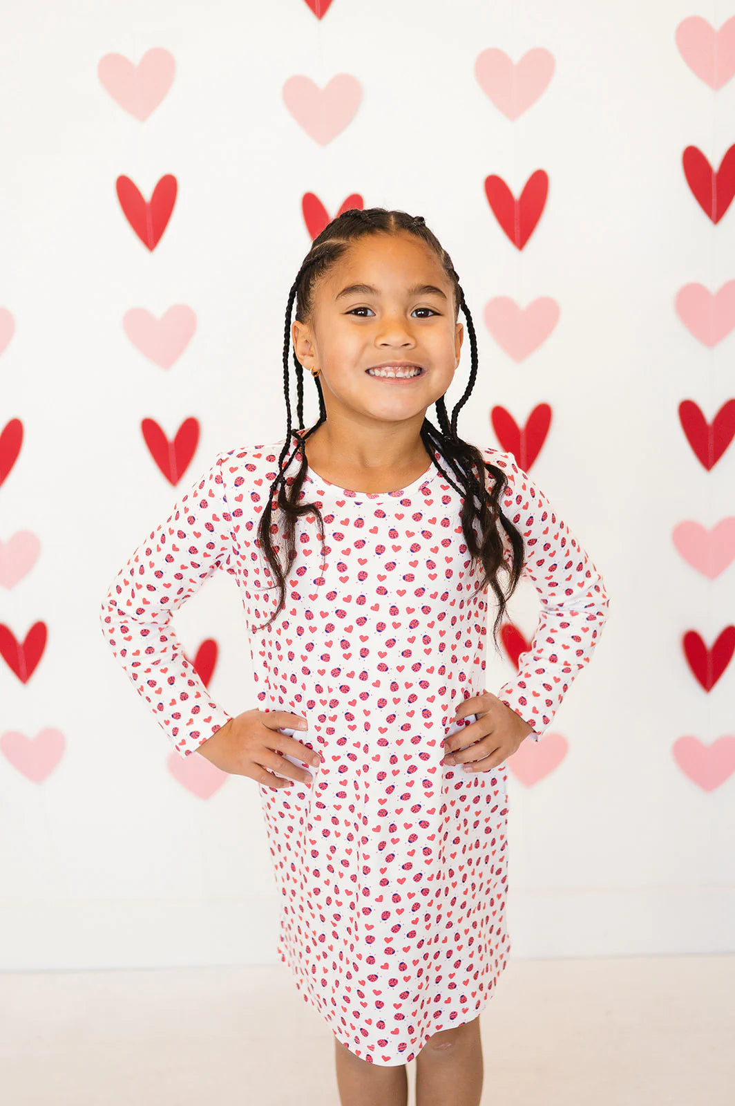 Organic Cotton Housedress in Lovebug