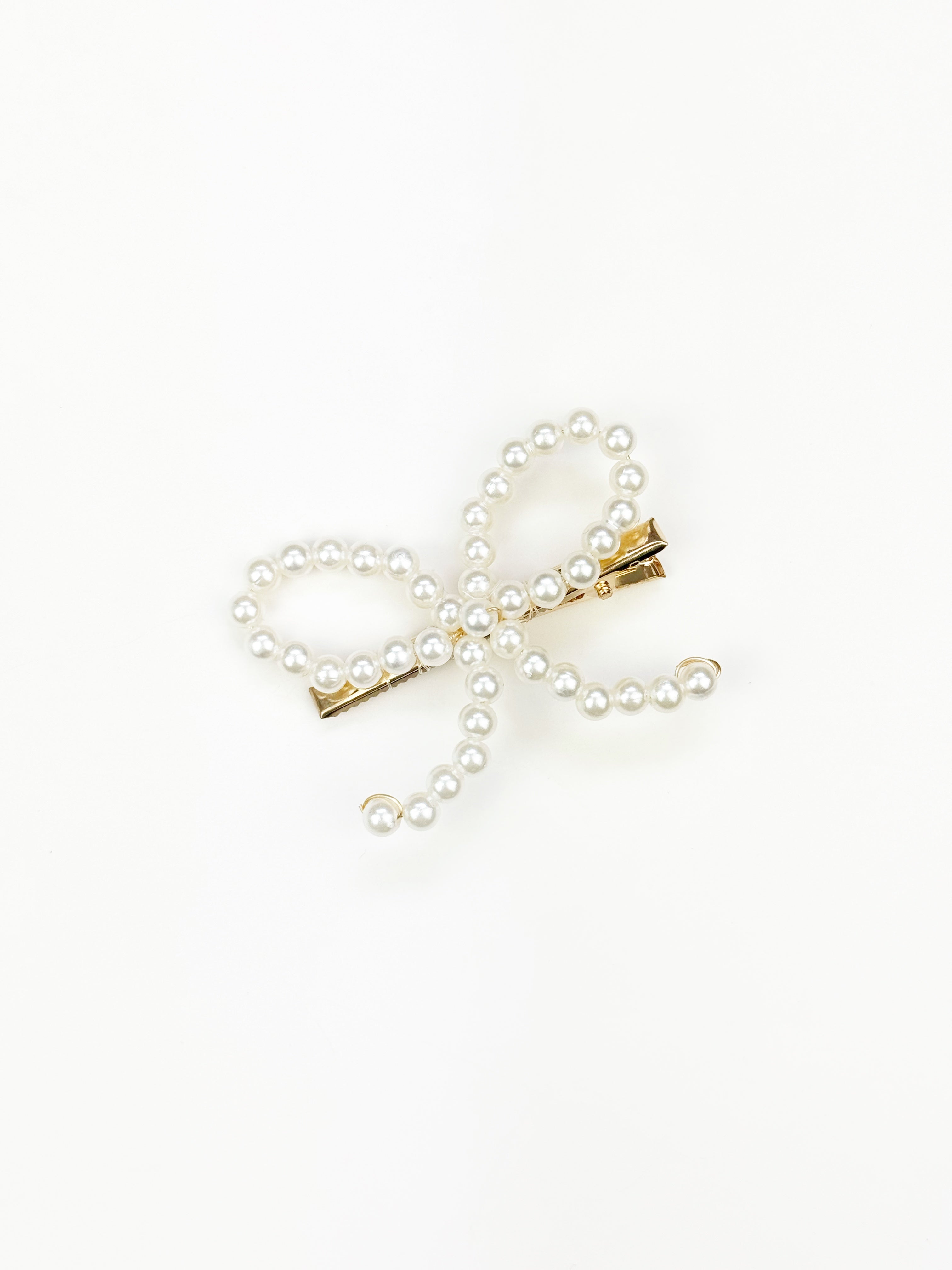 Pearl Bow Clip