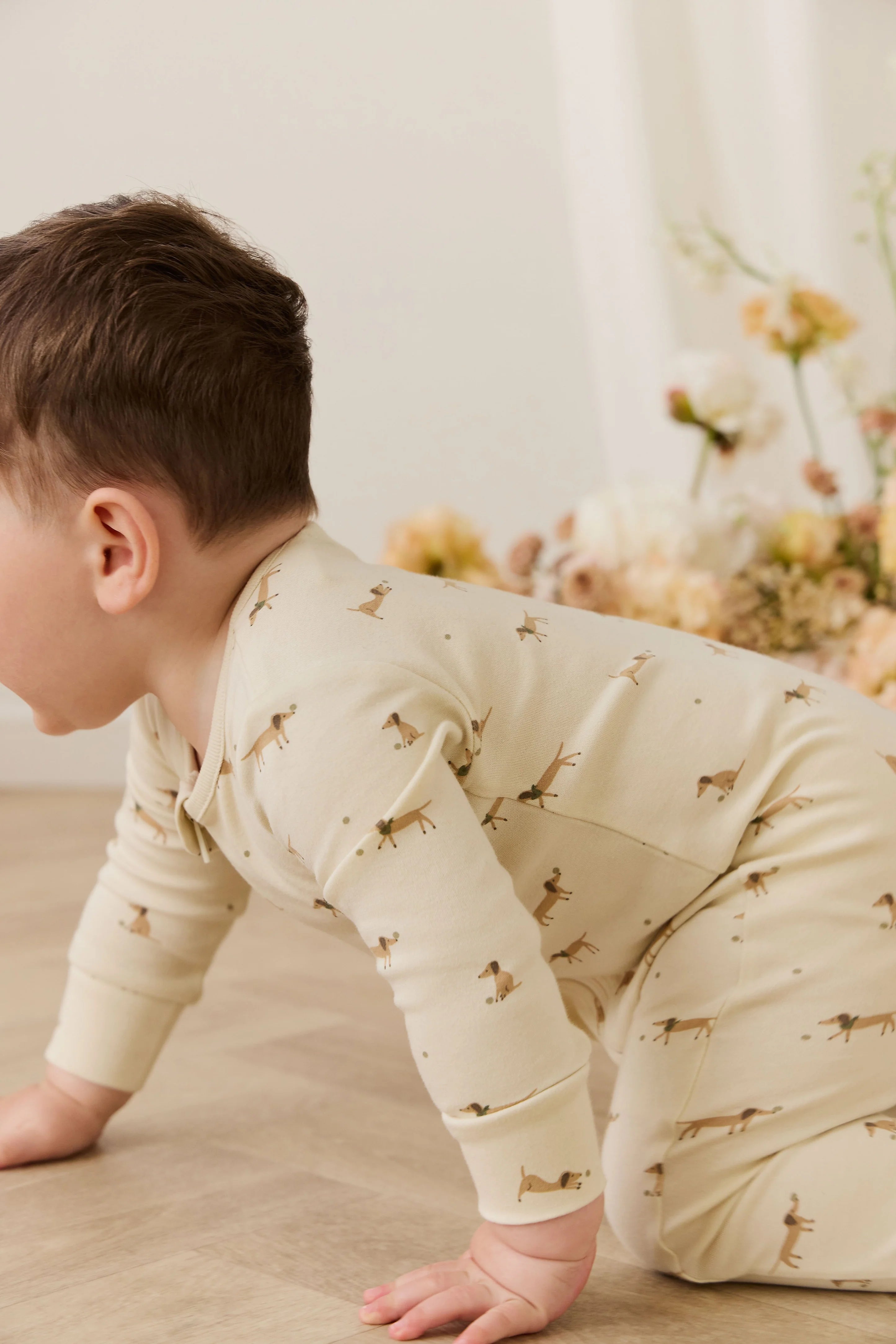 Organic Cotton Jude Onepiece - Play Ball Cassava