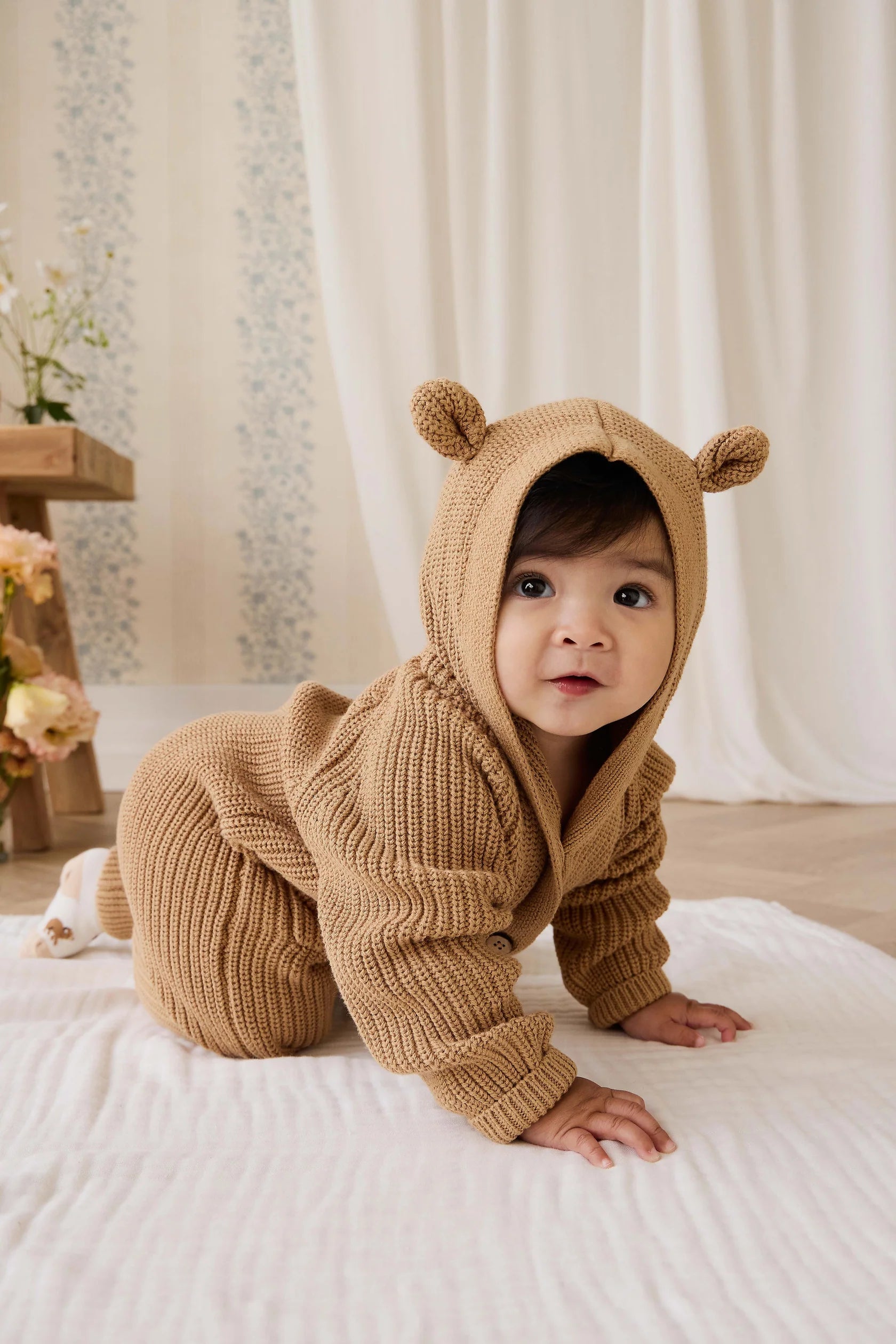 Bear Onepiece - Tawny Brown
