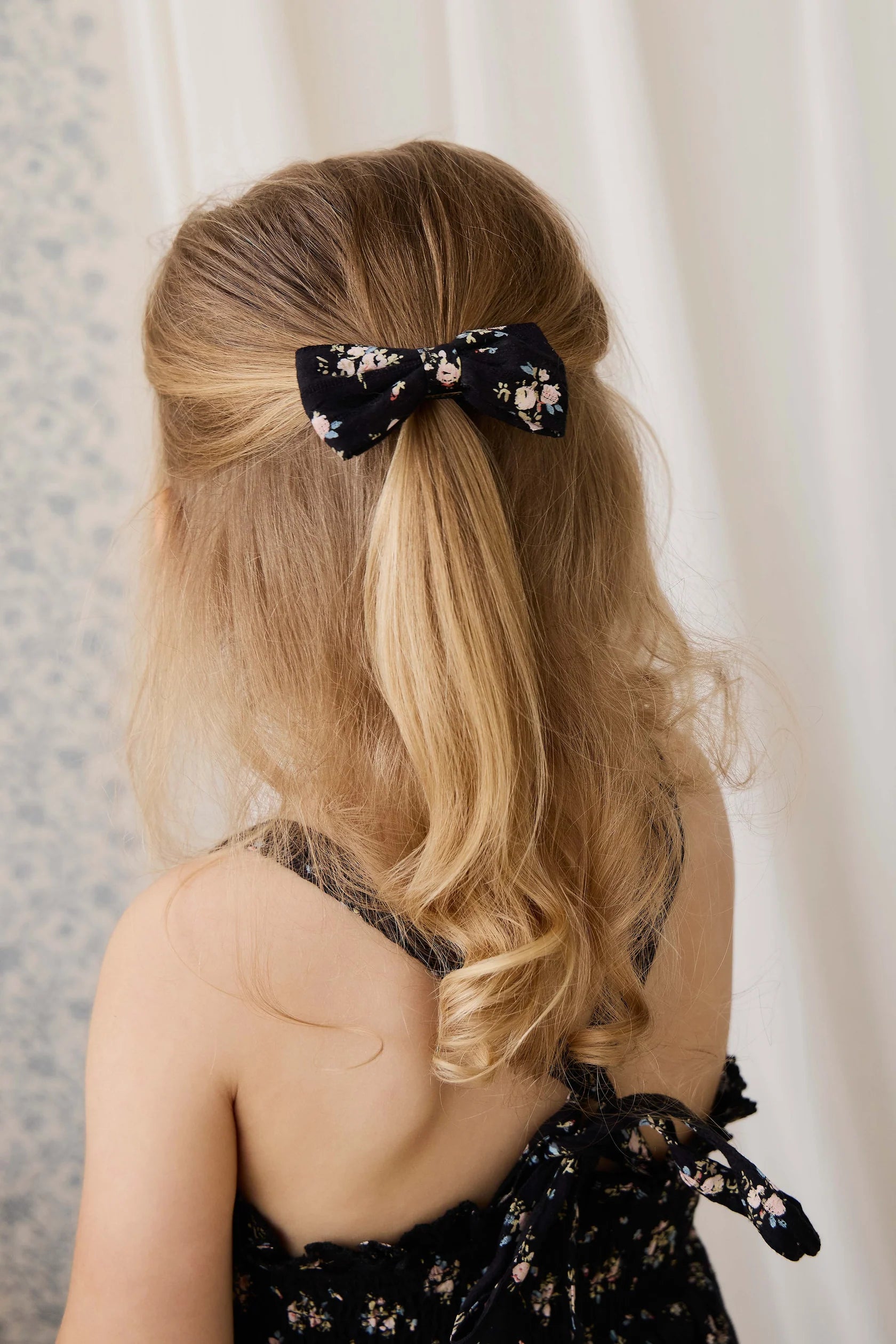 Organic Cotton Desiree Bow - Cassie Caviar