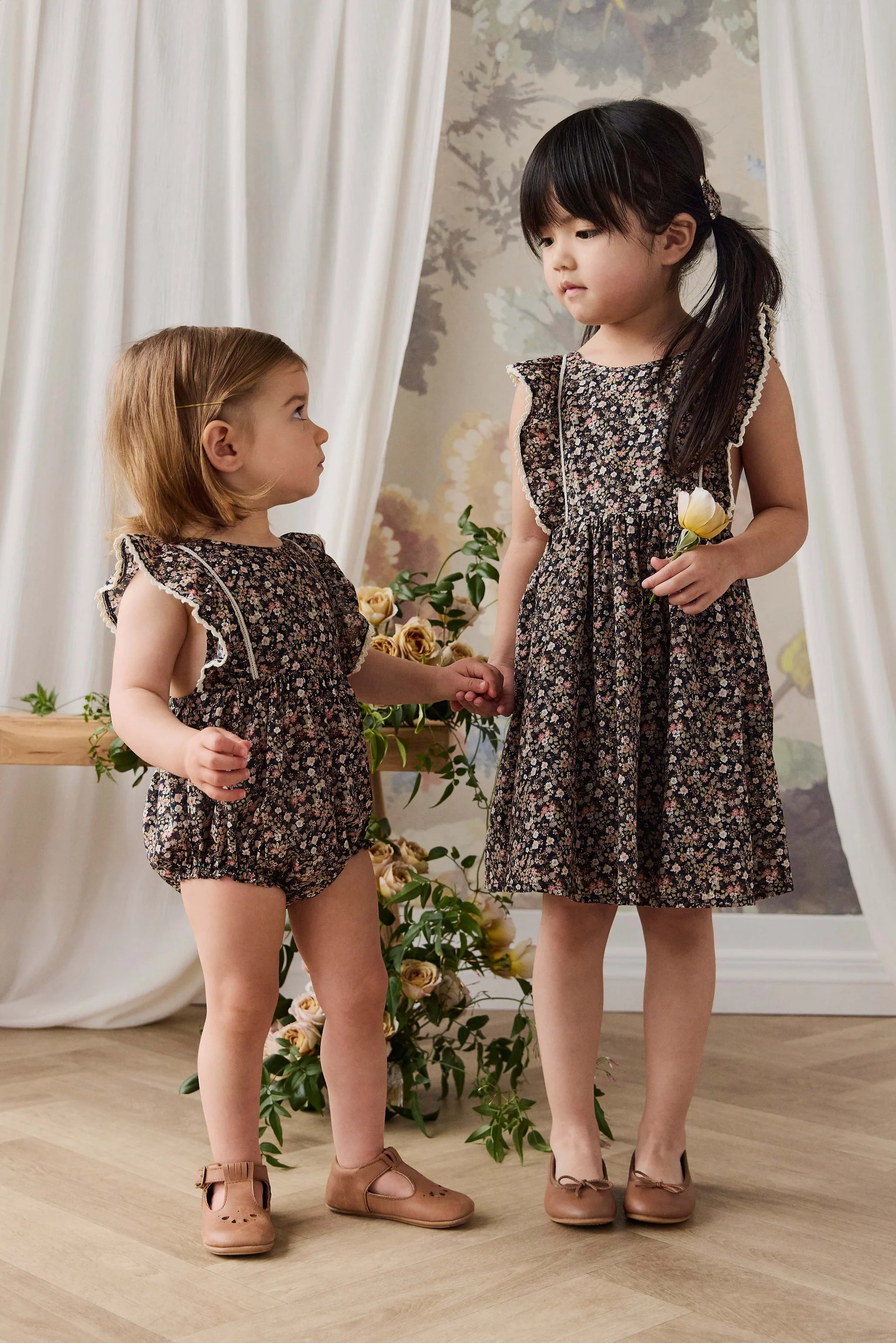 Organic Cotton Helene Dress - Luca Floral