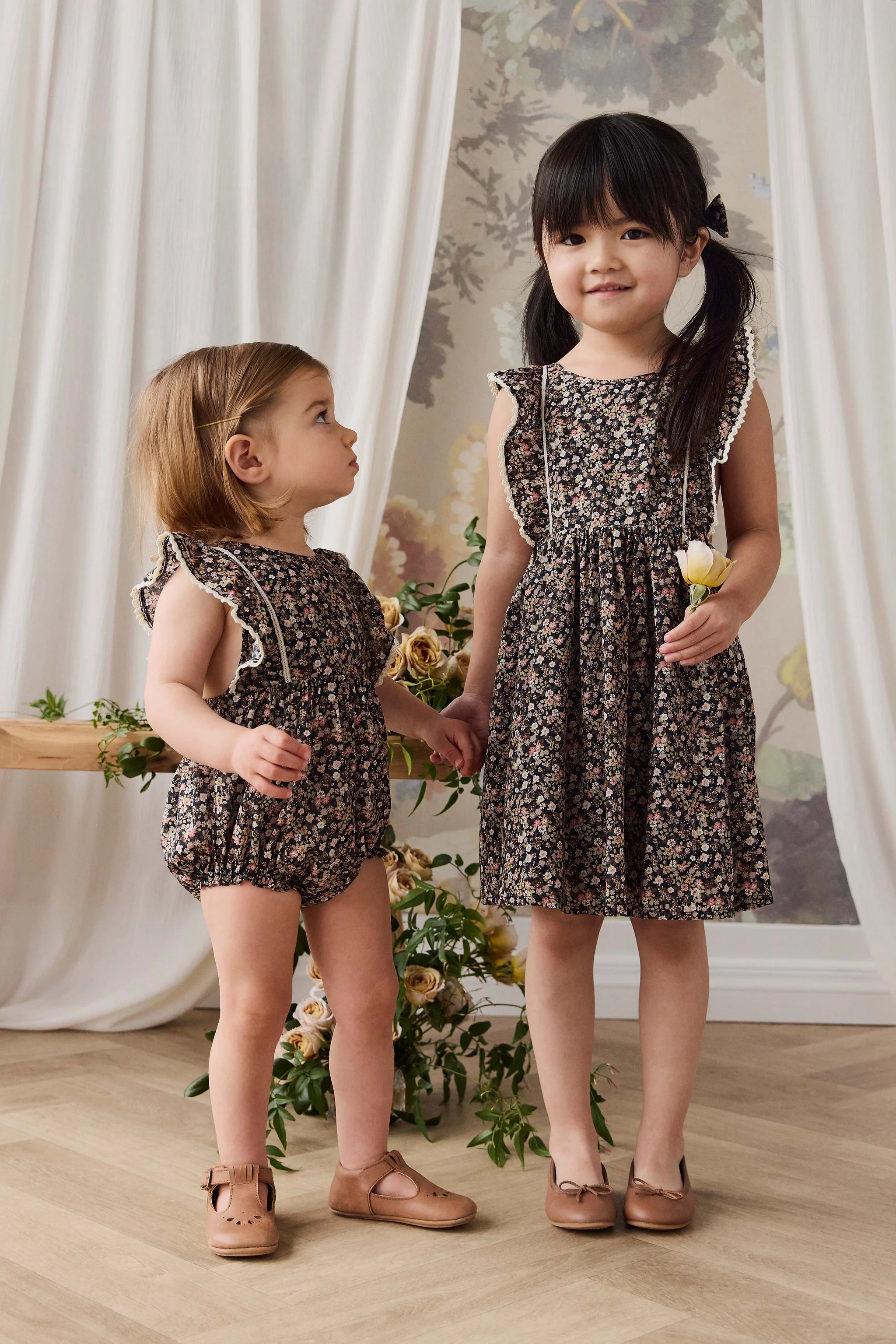 Organic Cotton Helene Dress - Luca Floral